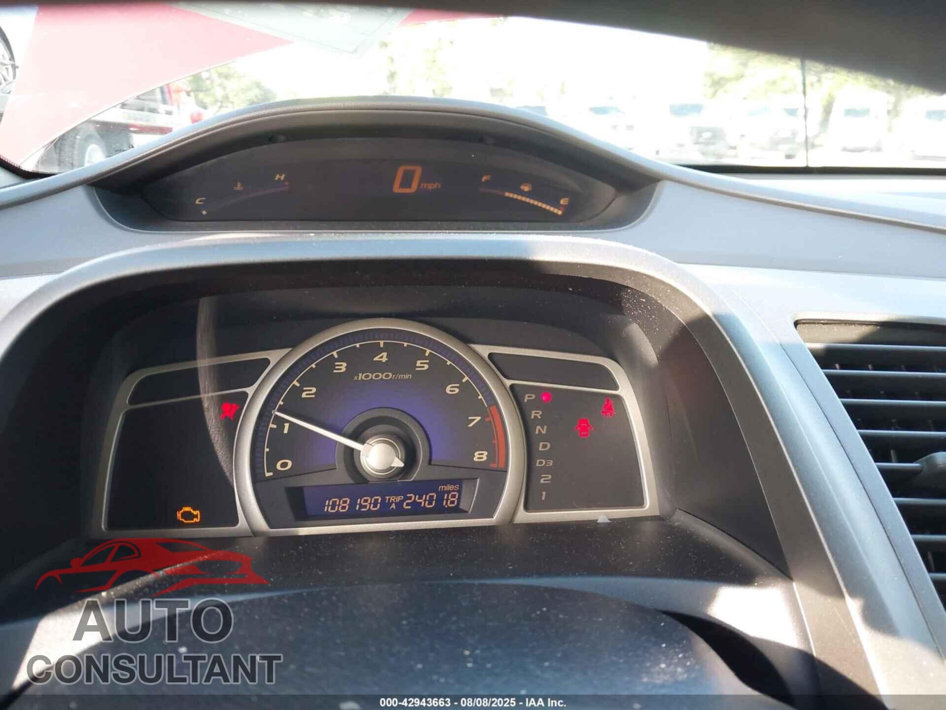 HONDA CIVIC 2010 - 2HGFA1F5XAH527770