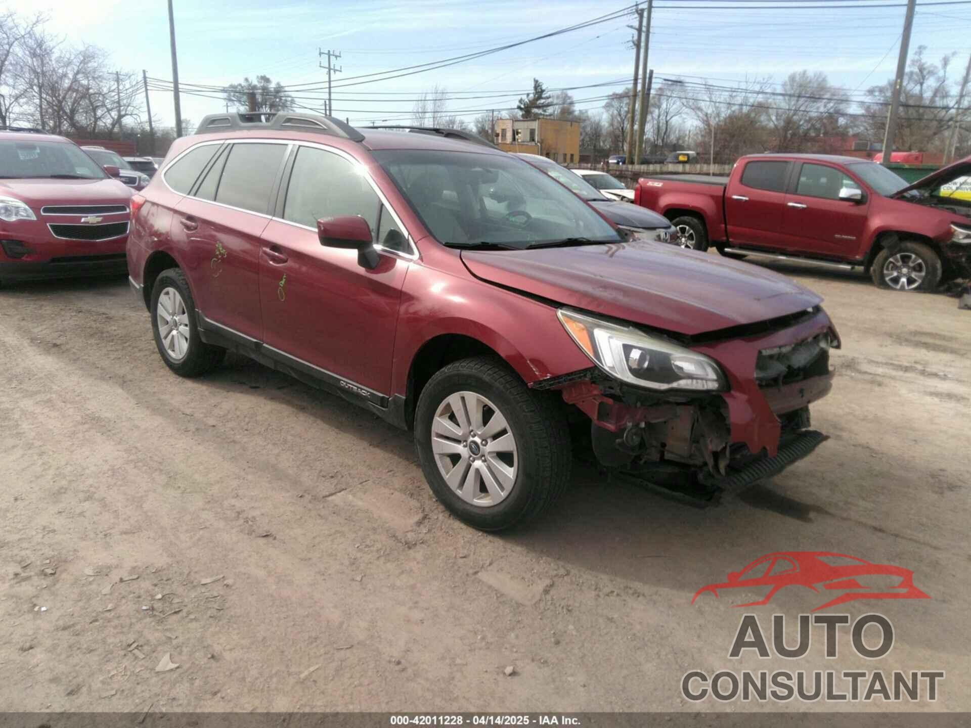 SUBARU OUTBACK 2017 - 4S4BSACC7H3248993