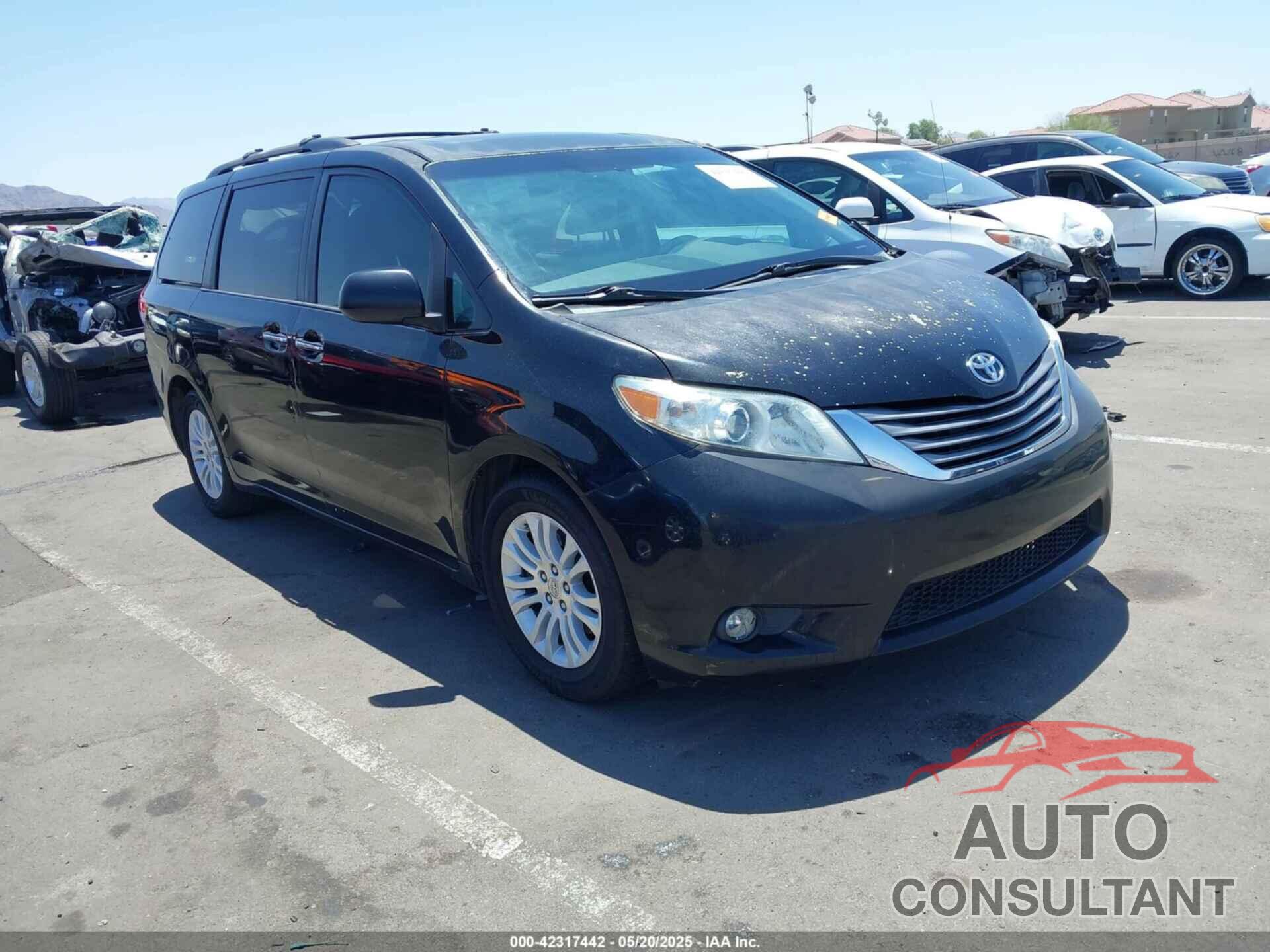 TOYOTA SIENNA 2012 - 5TDYK3DC0CS268826