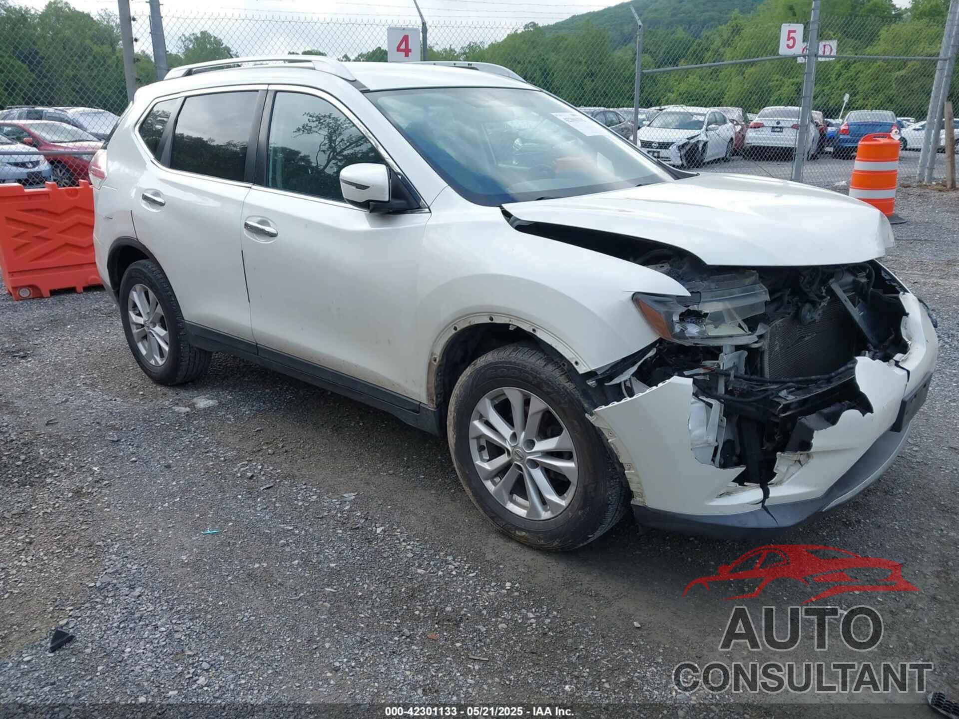 NISSAN ROGUE 2016 - KNMAT2MV0GP708165
