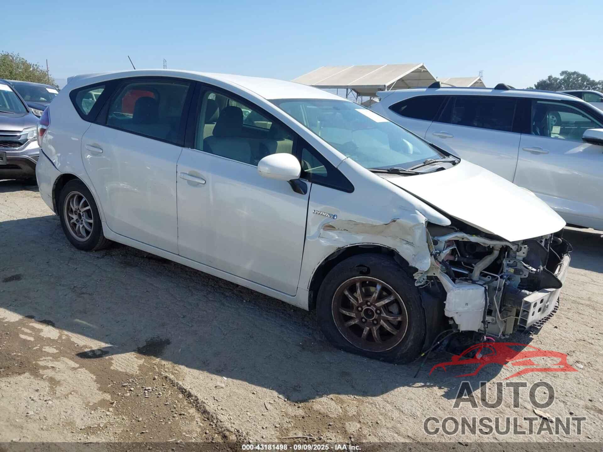 TOYOTA PRIUS V 2017 - JTDZN3EU2HJ056016