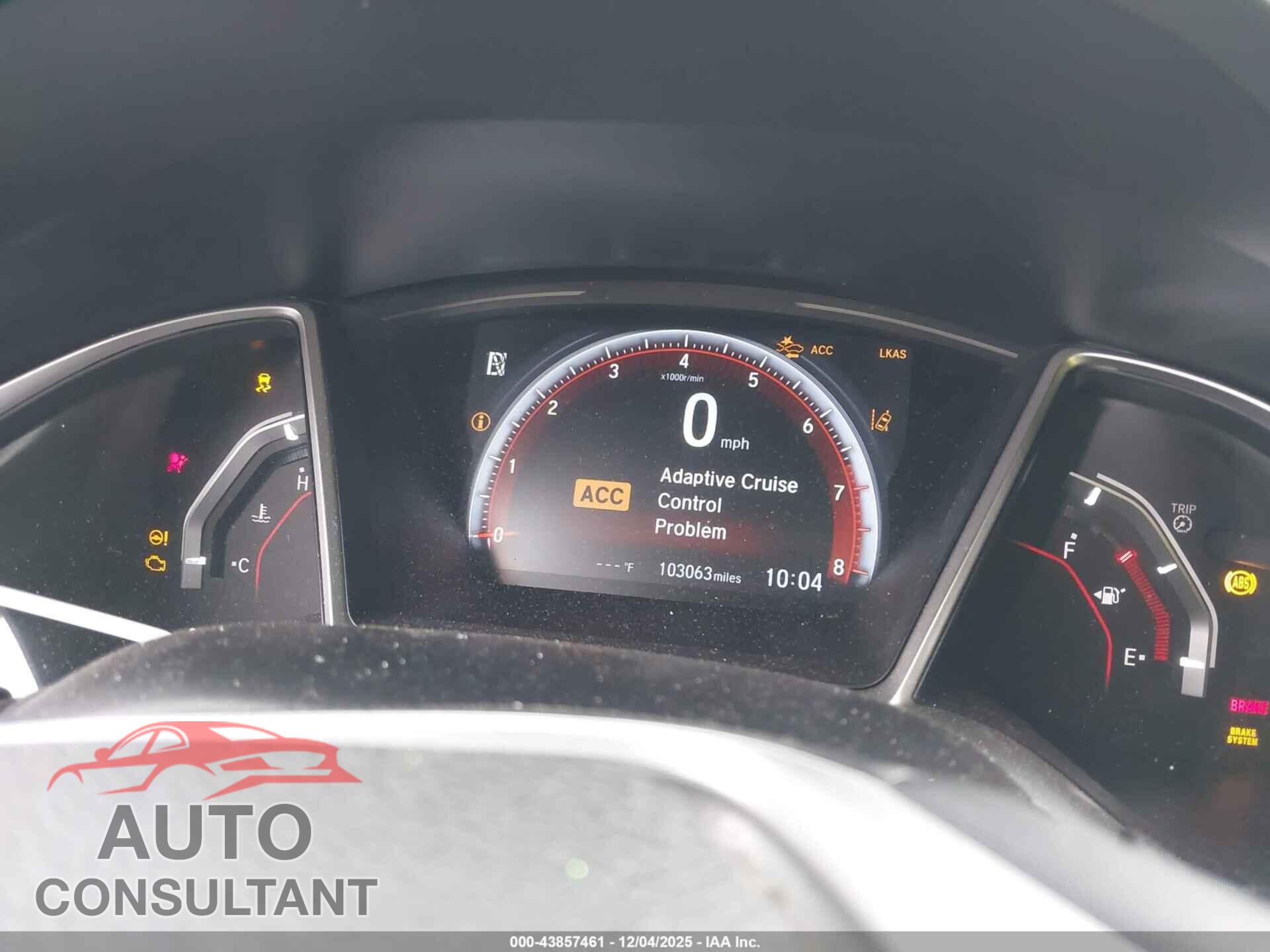 HONDA CIVIC 2019 - 2HGFC2F83KH514144