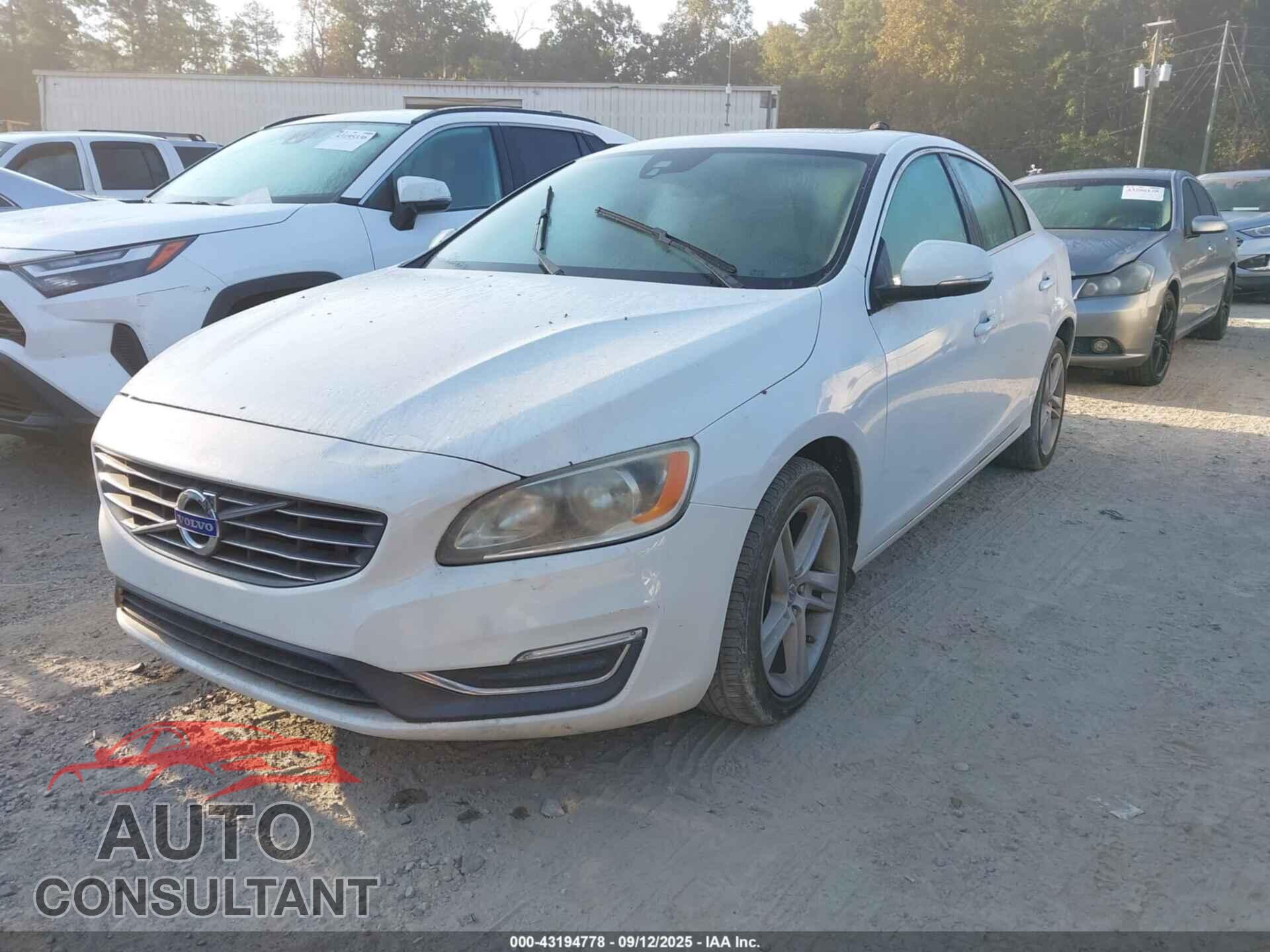 VOLVO S60 2014 - YV1612FS2E2277458