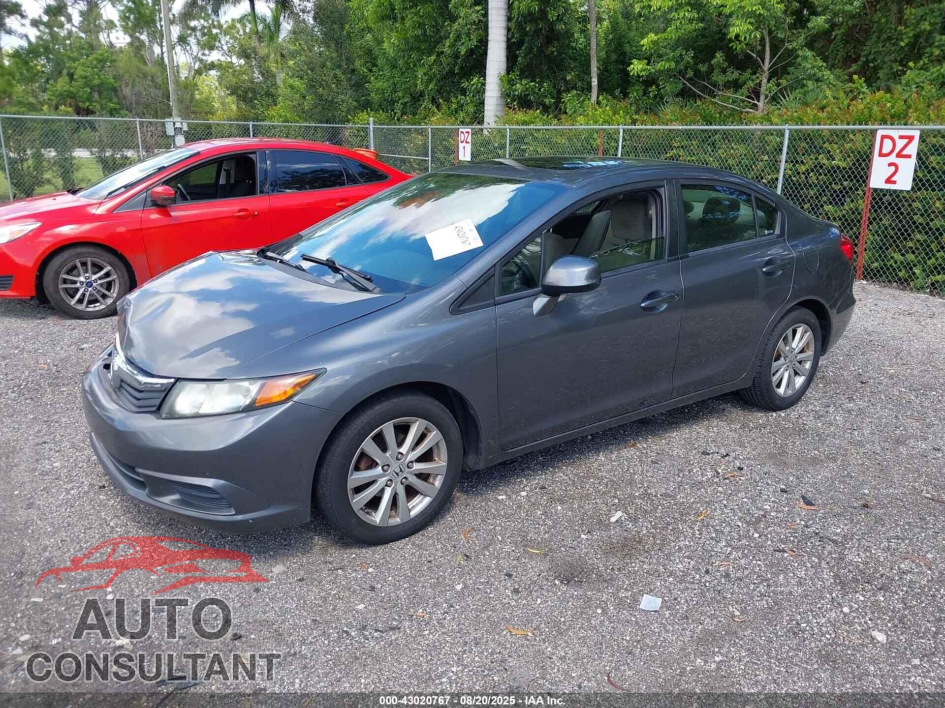 HONDA CIVIC 2012 - 19XFB2F86CE005390