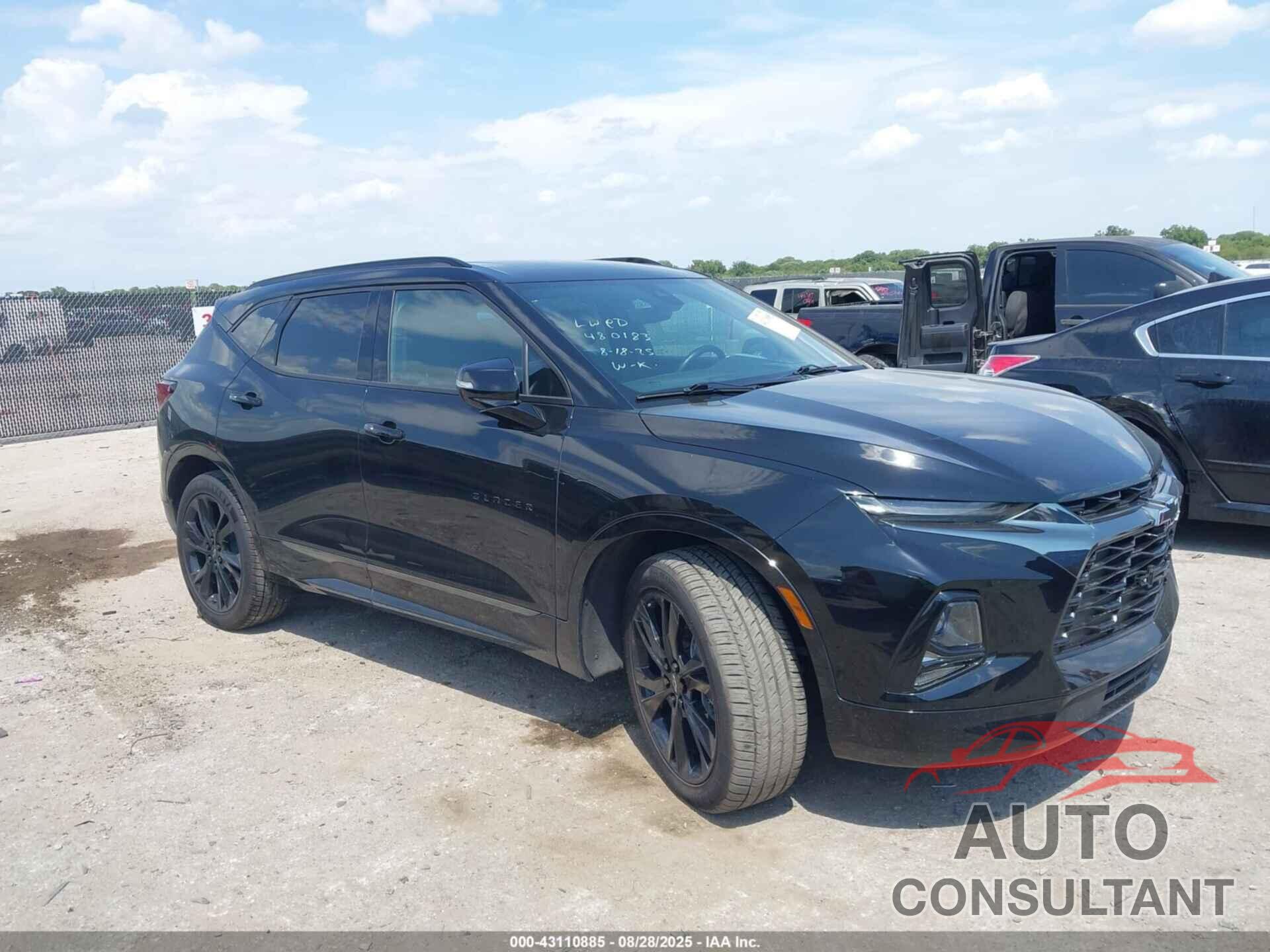 CHEVROLET BLAZER 2022 - 3GNKBERS3NS177394