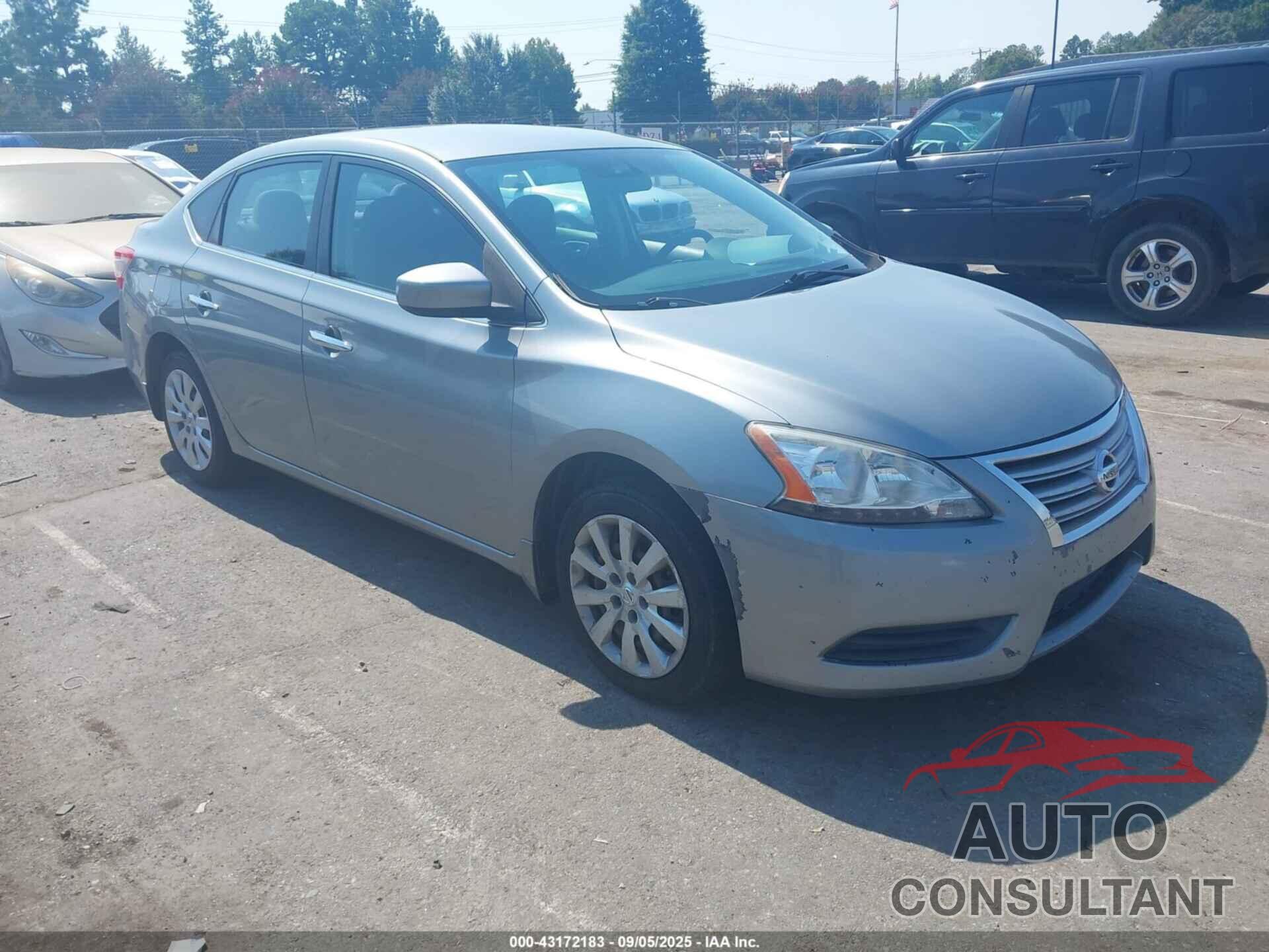 NISSAN SENTRA 2013 - 3N1AB7AP1DL620600