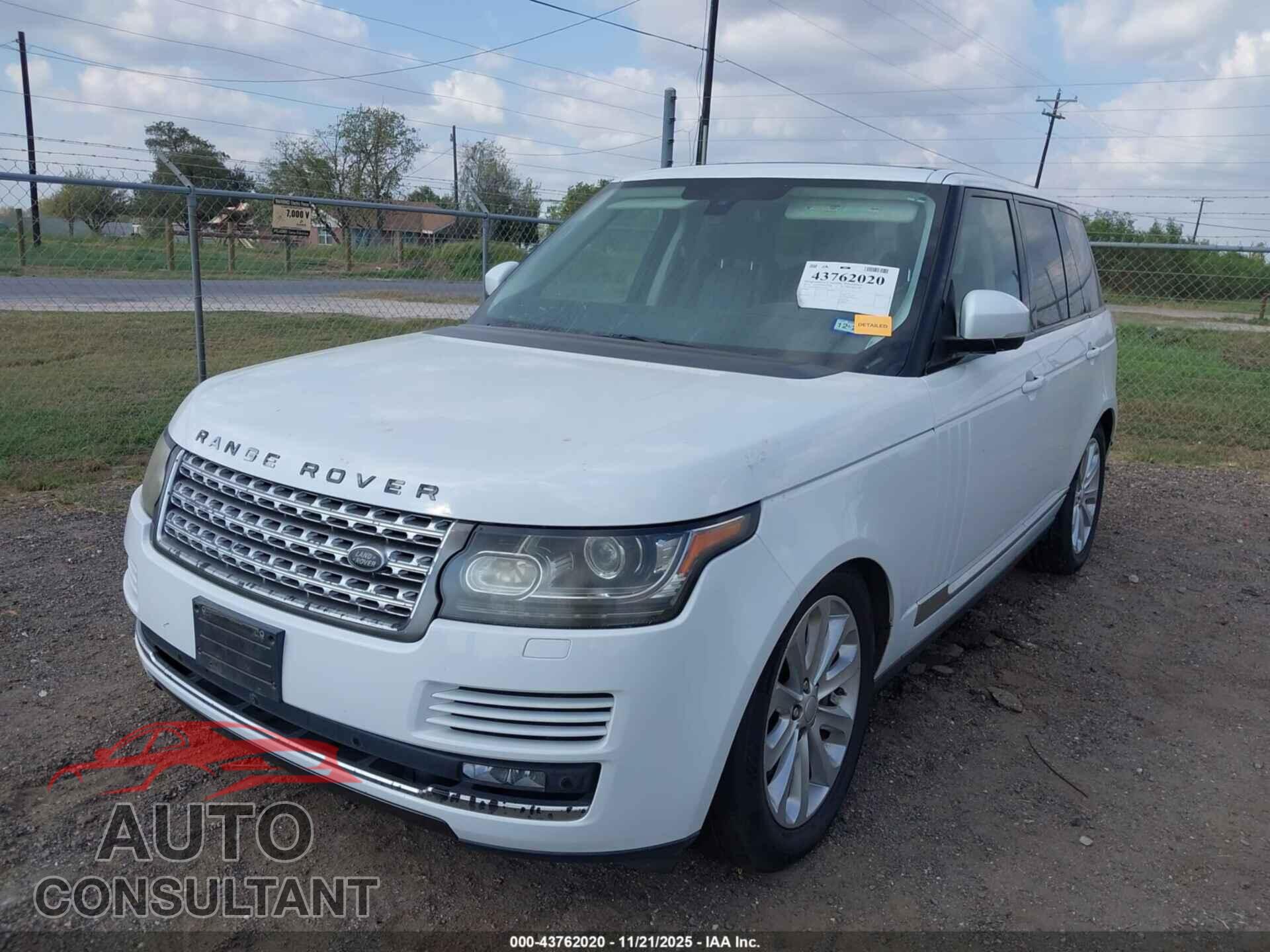 LAND ROVER RANGE ROVER 2016 - SALGS2PF9GA316413