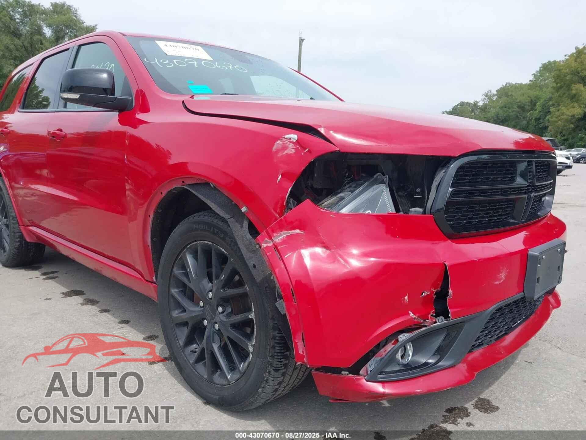 DODGE DURANGO 2016 - 1C4RDJDG2GC486442