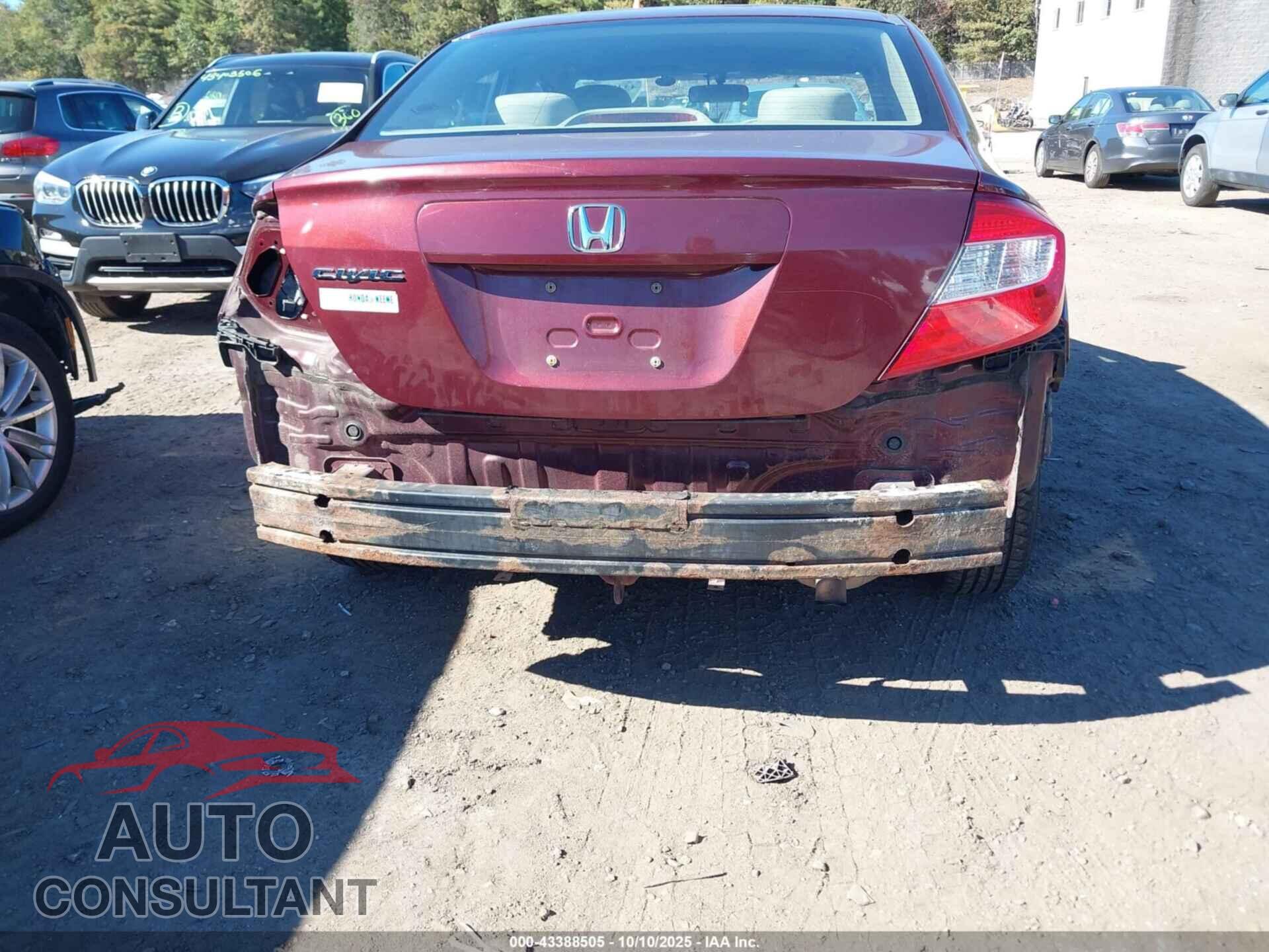 HONDA CIVIC 2012 - 2HGFB2F86CH534800