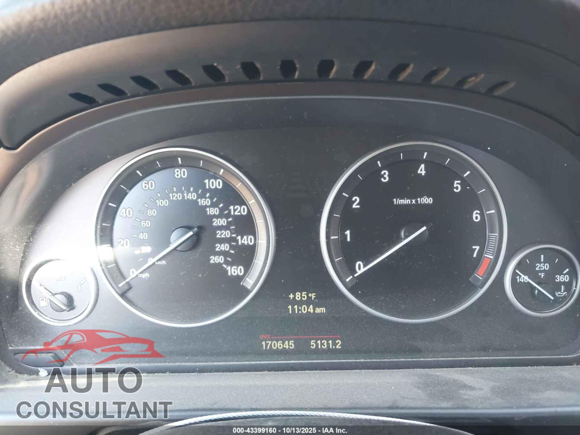 BMW 528I 2012 - WBAXH5C59CDW02529