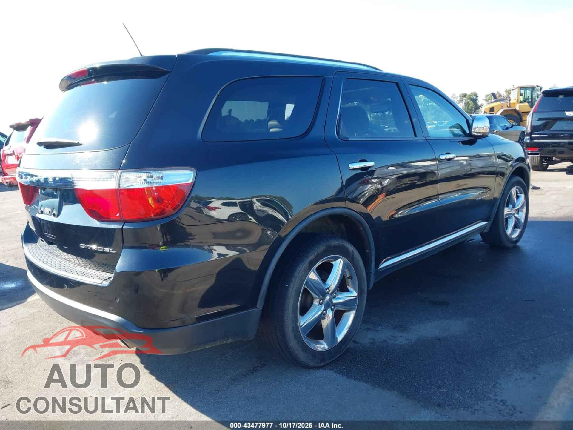 DODGE DURANGO 2012 - 1C4RDHEG2CC301226