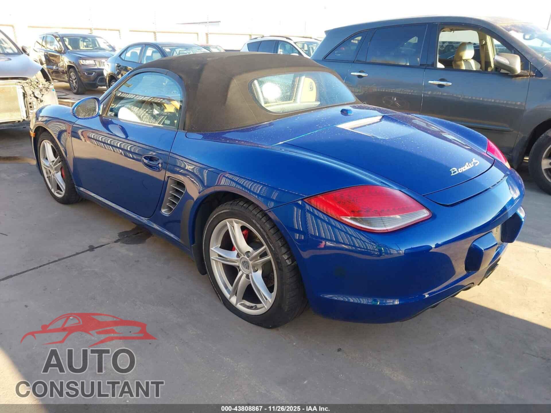 PORSCHE BOXSTER 2011 - WP0CB2A84BS730153