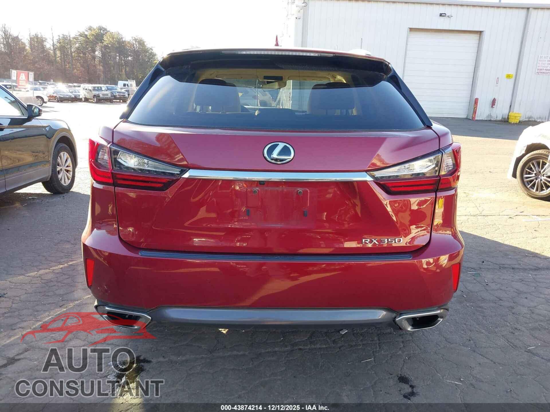 LEXUS RX 350 2019 - 2T2BZMCA2KC190849