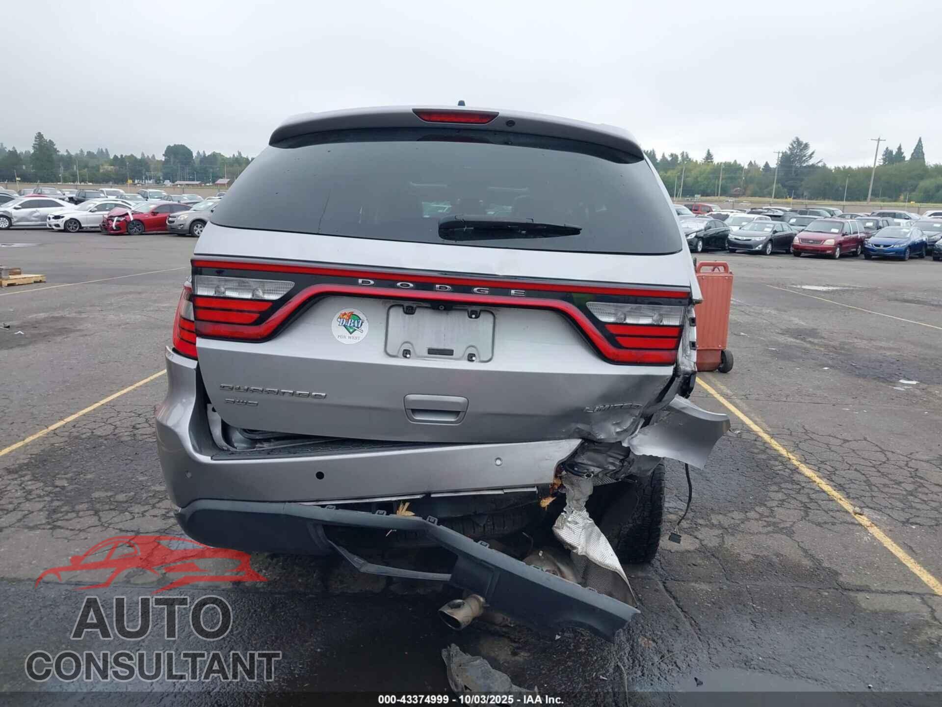 DODGE DURANGO 2015 - 1C4RDJDGXFC758024