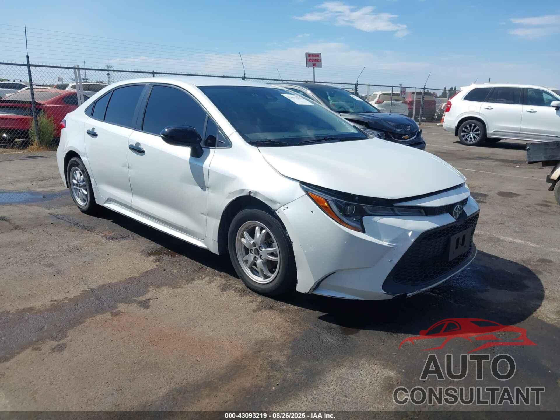 TOYOTA COROLLA 2022 - JTDEAMDE6NJ039452