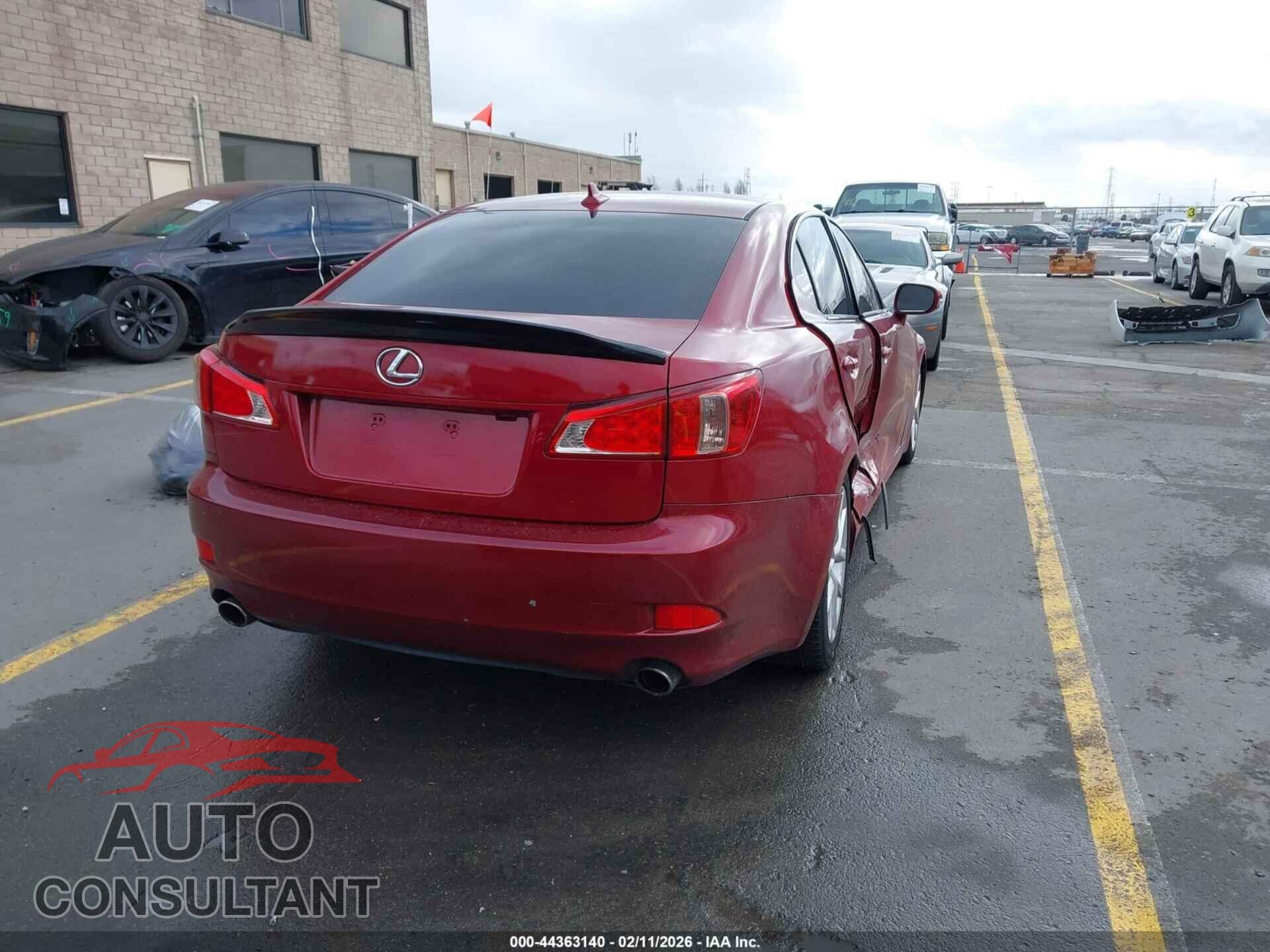 LEXUS IS 250 2011 - JTHBF5C28B5136317