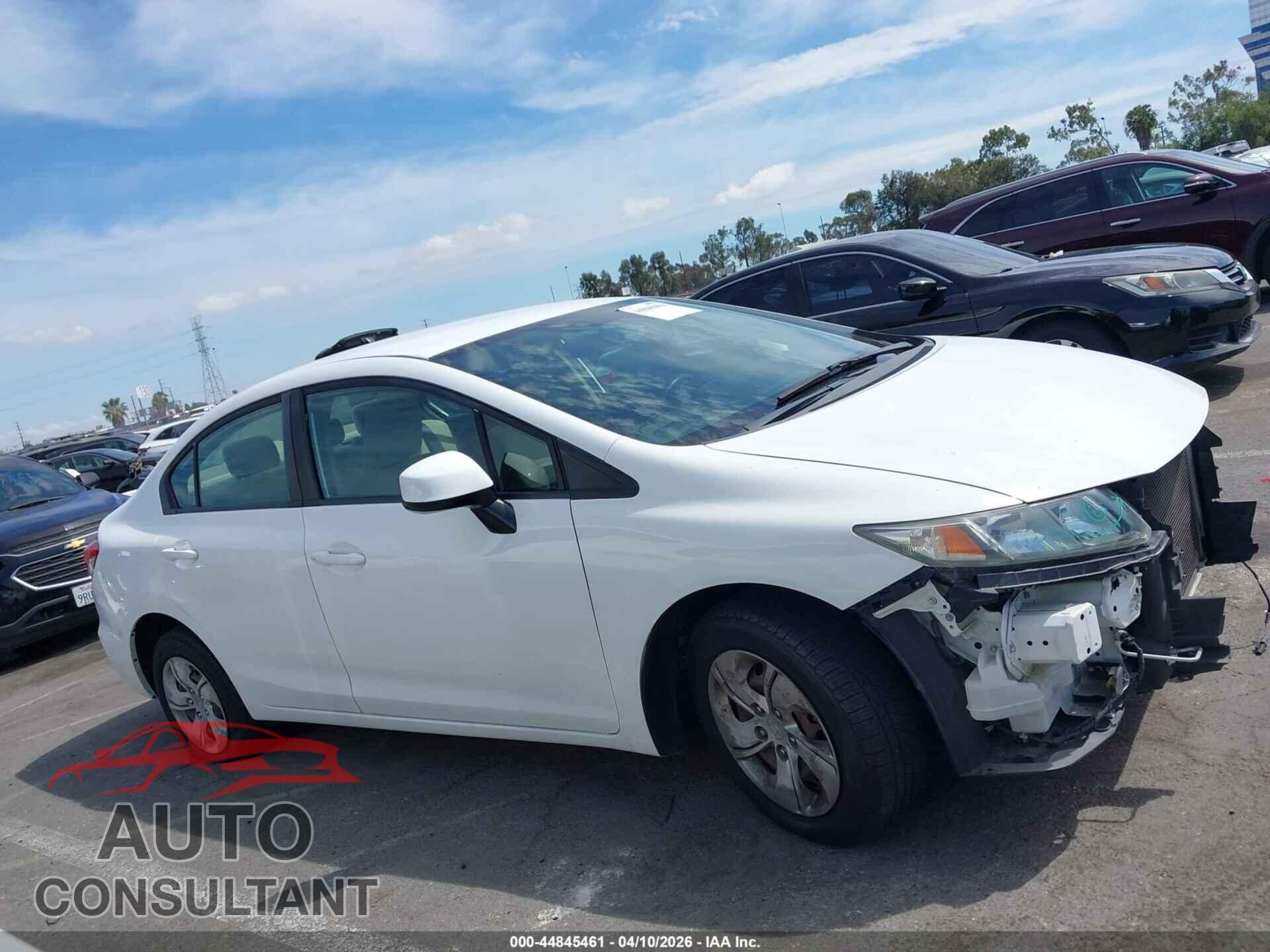 HONDA CIVIC 2013 - 19XFB2F54DE201416