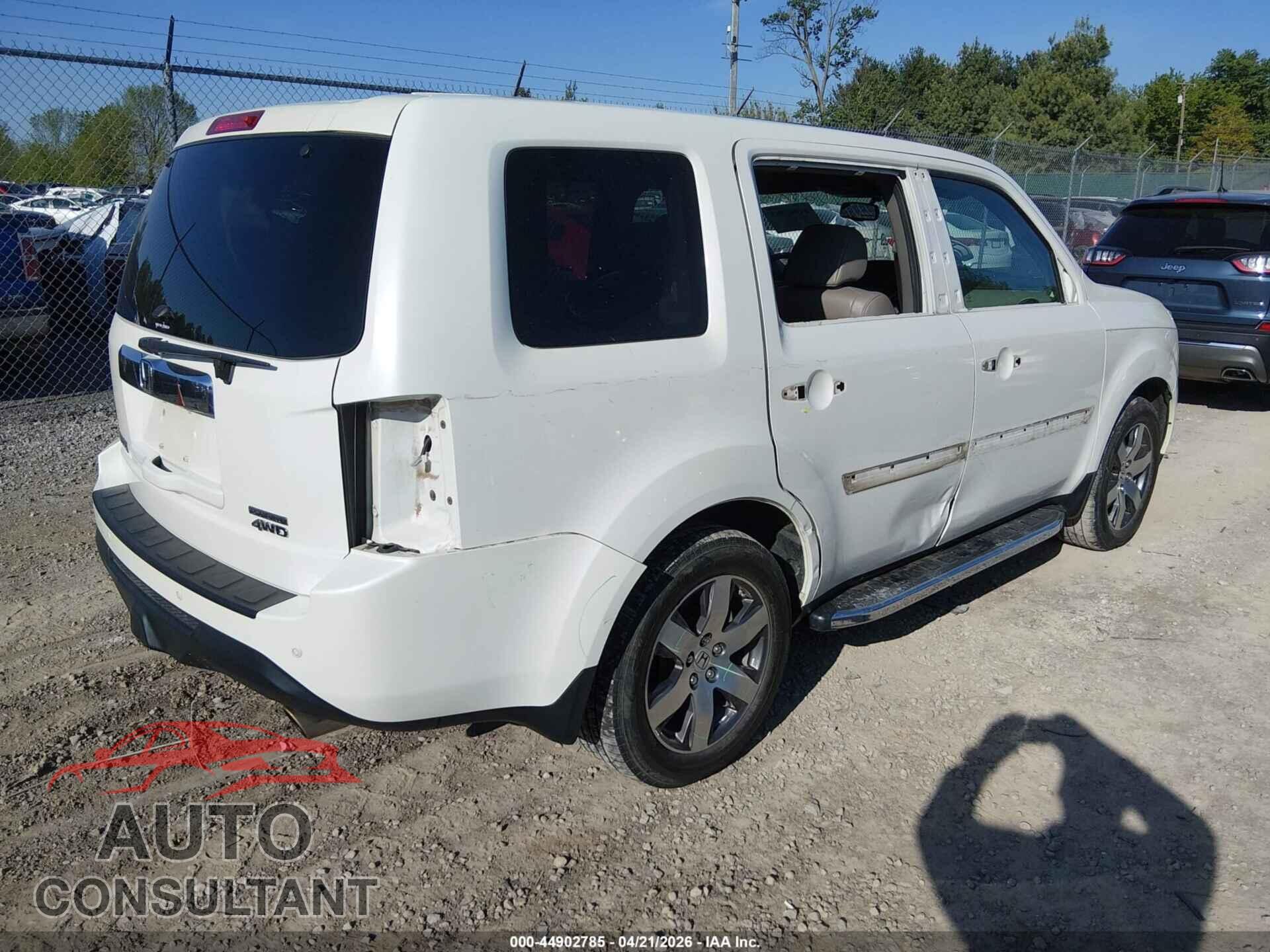HONDA PILOT 2013 - 5FNYF4H99DB005149