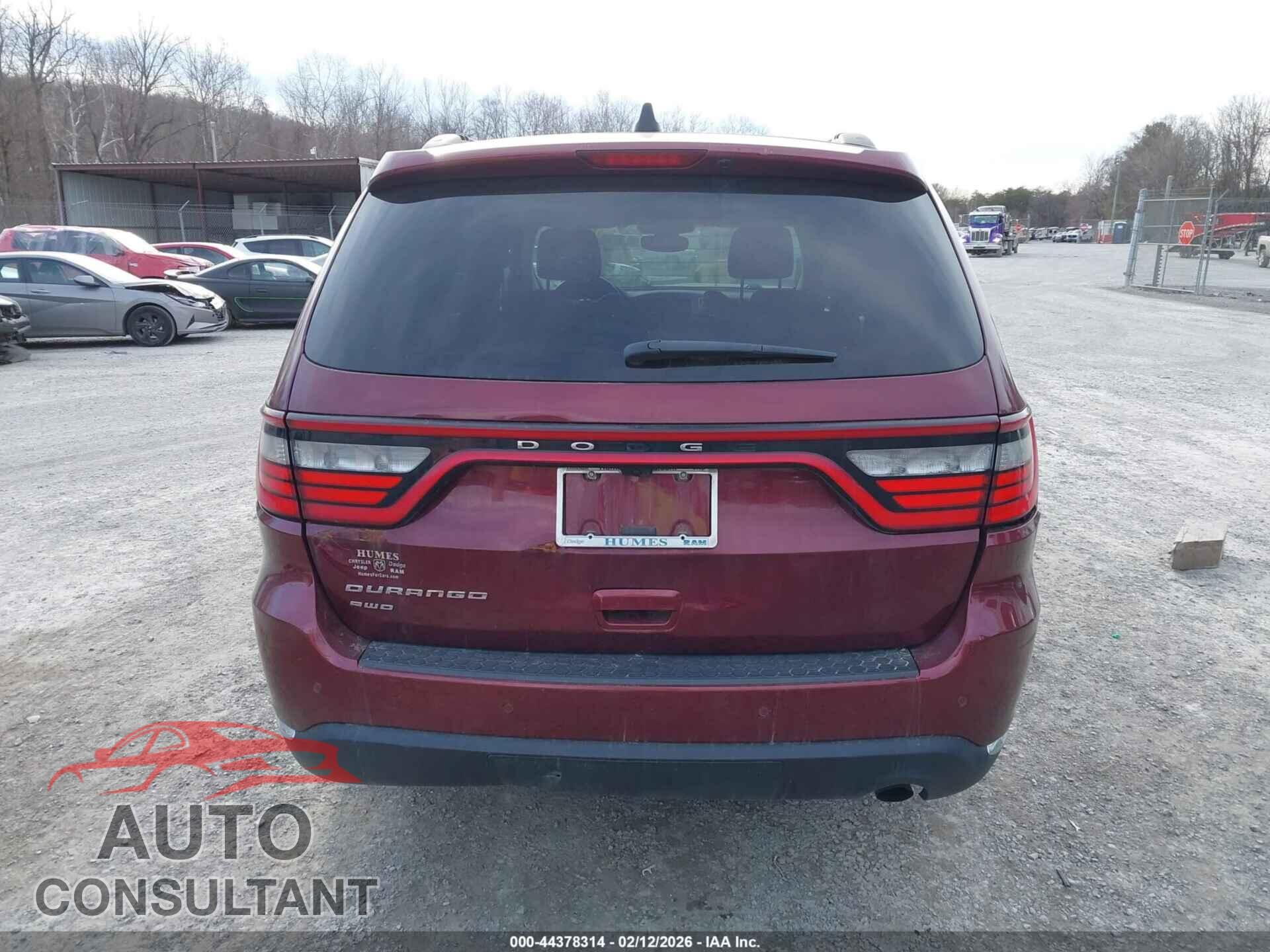 DODGE DURANGO 2017 - 1C4RDJAG7HC667073