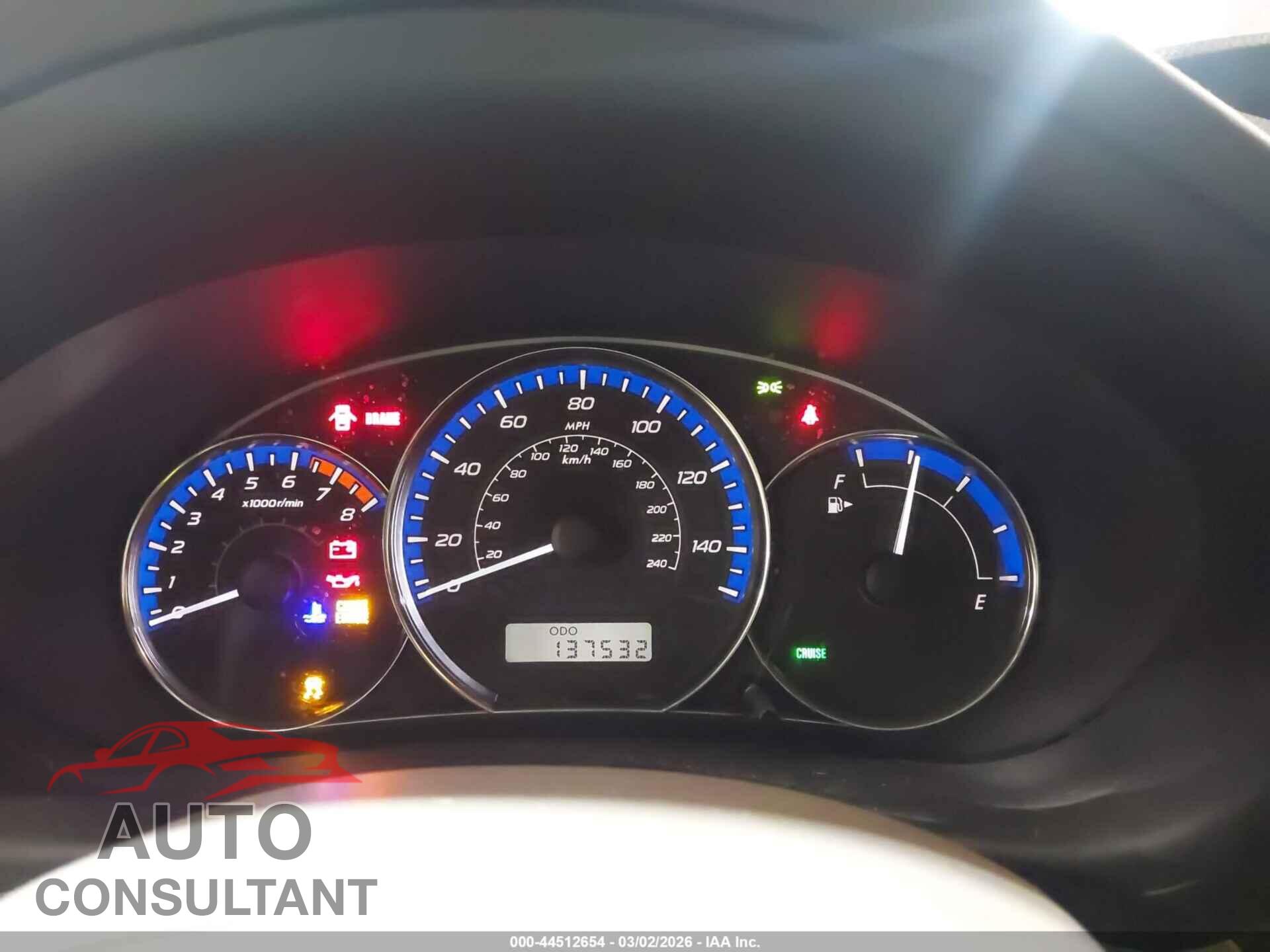 SUBARU FORESTER 2013 - JF2SHADC5DG410027