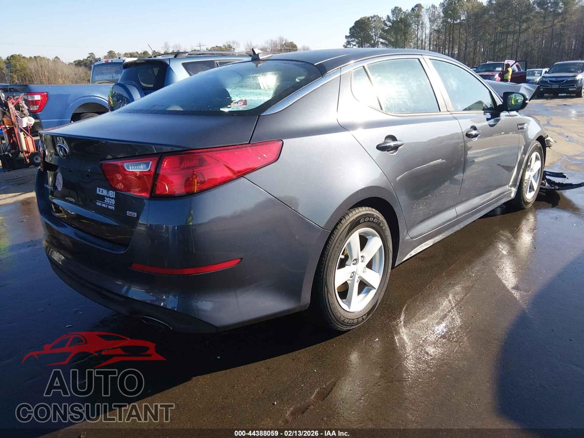 KIA OPTIMA 2015 - KNAGM4A77F5644822
