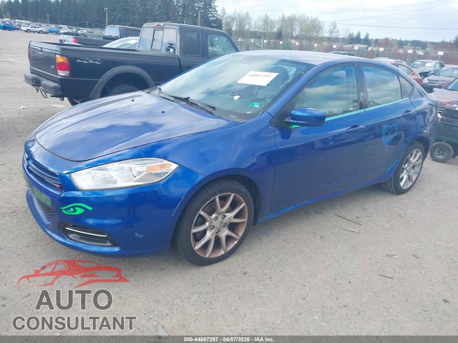 DODGE DART 2013 - 1C3CDFBHXDD709125