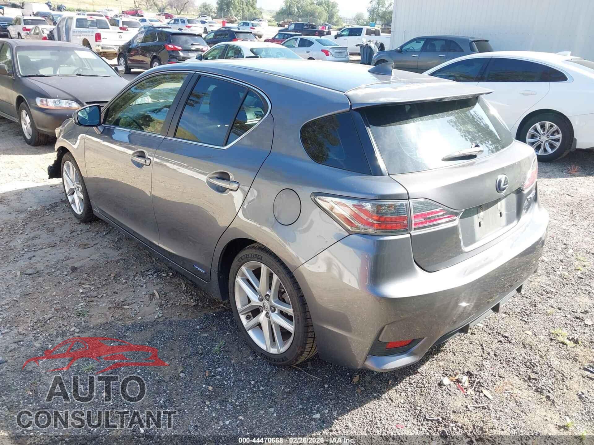 LEXUS CT 200H 2014 - JTHKD5BH8E2186605