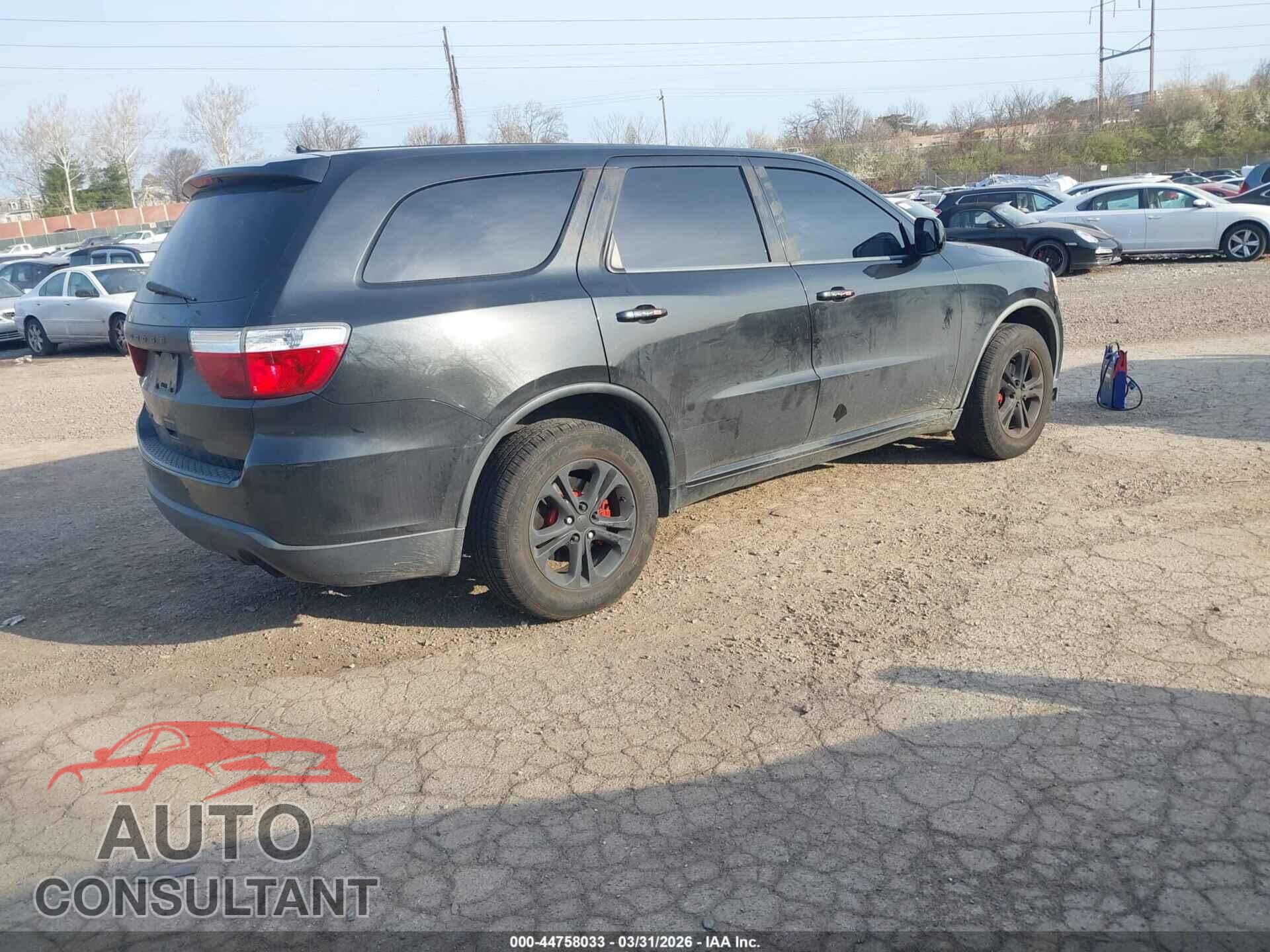 DODGE DURANGO 2011 - 1D4RE2GG3BC616206