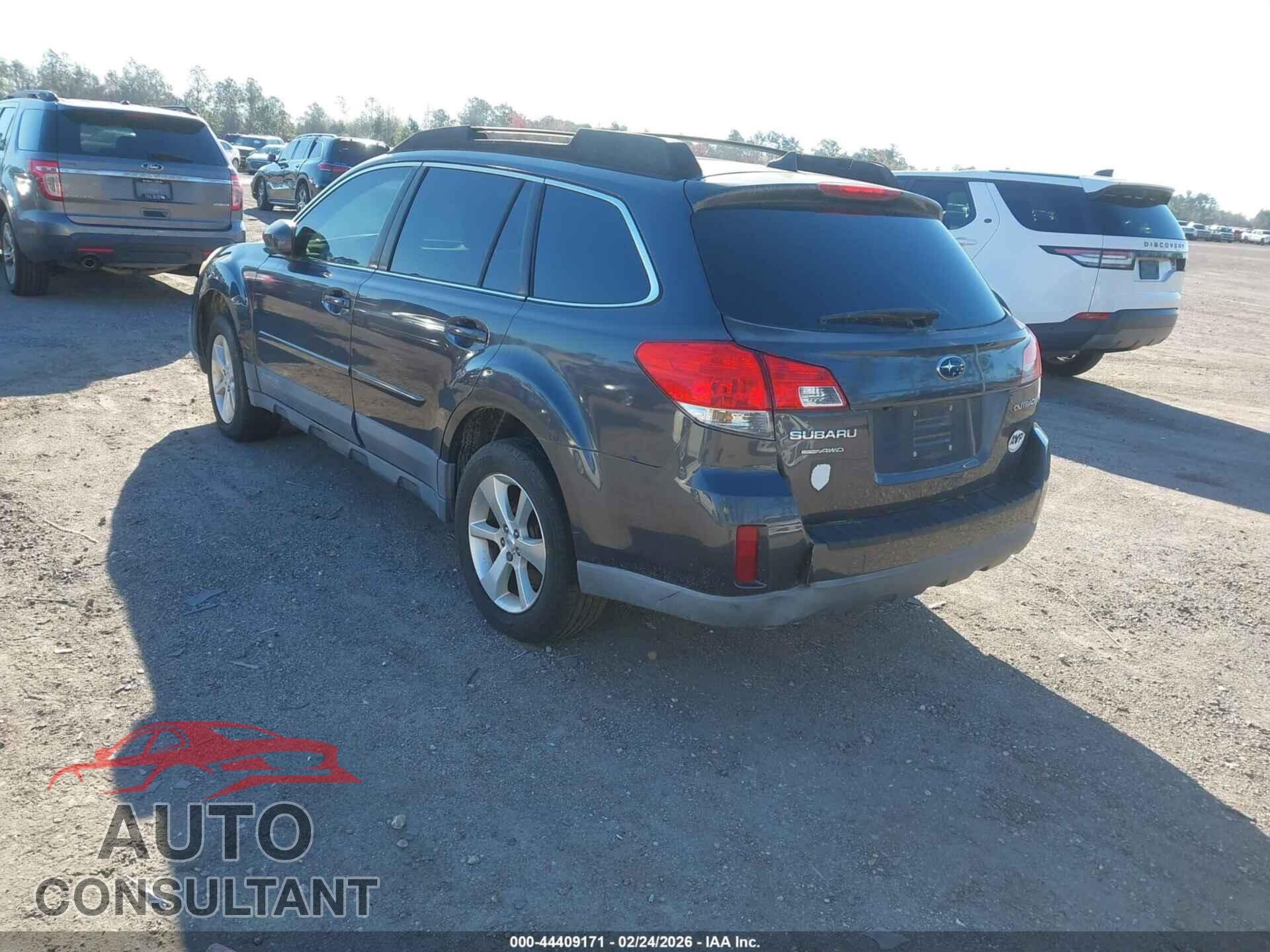 SUBARU OUTBACK 2013 - 4S4BRCKC4D3206512