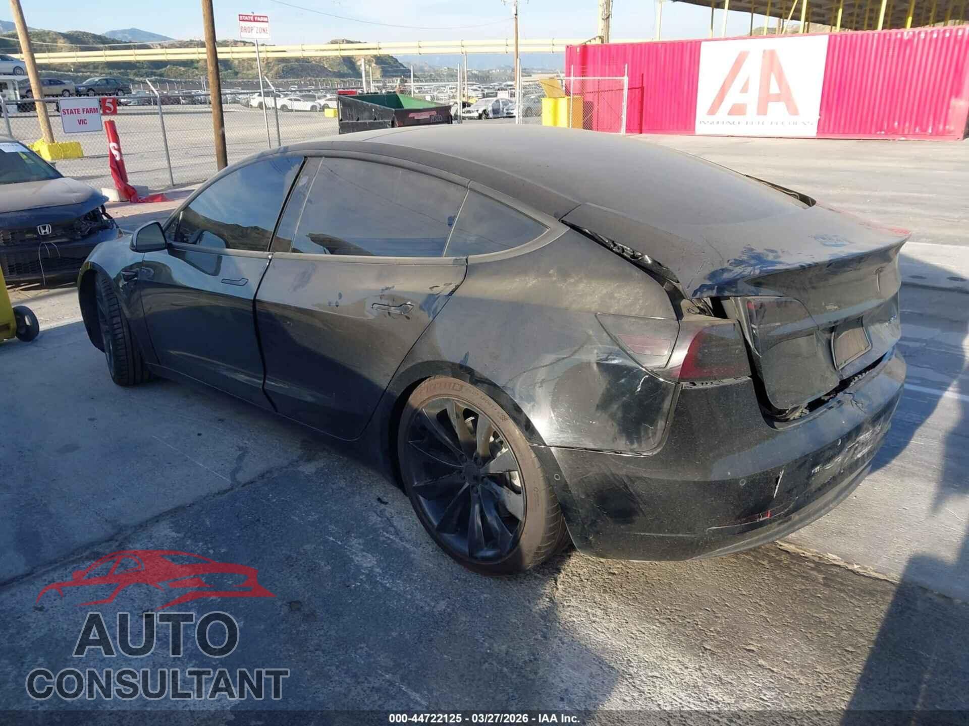 TESLA MODEL 3 2019 - 5YJ3E1EB7KF193539