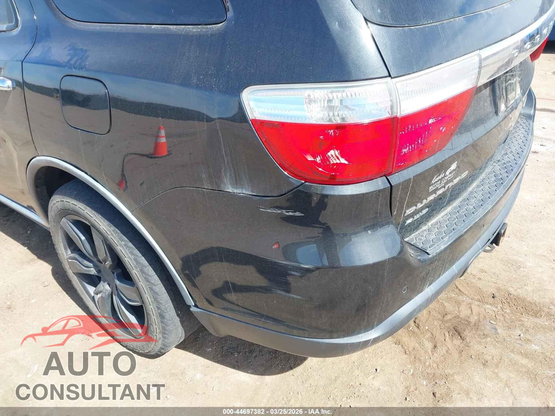 DODGE DURANGO 2012 - 1C4SDJET2CC172541