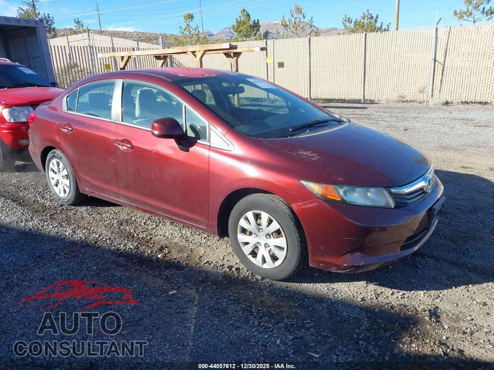 HONDA CIVIC 2012 - 2HGFB2F50CH596182