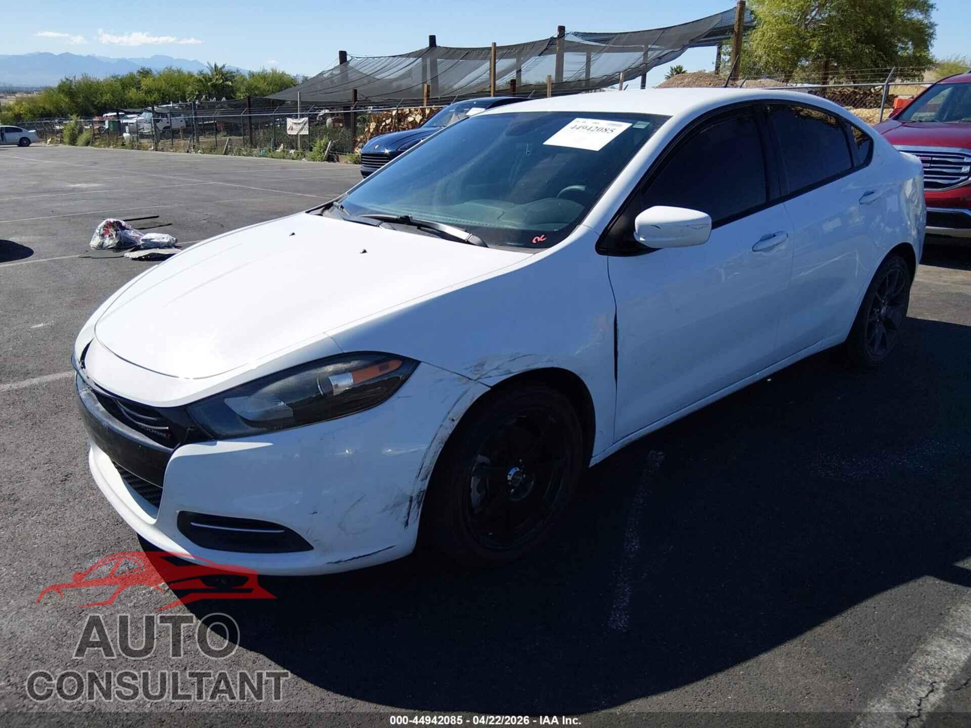 DODGE DART 2016 - 1C3CDFAA9GD643711