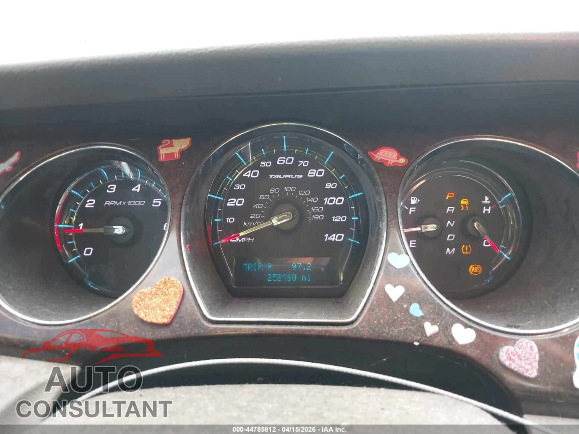 FORD TAURUS 2011 - 1FAHP2EW7BG132051