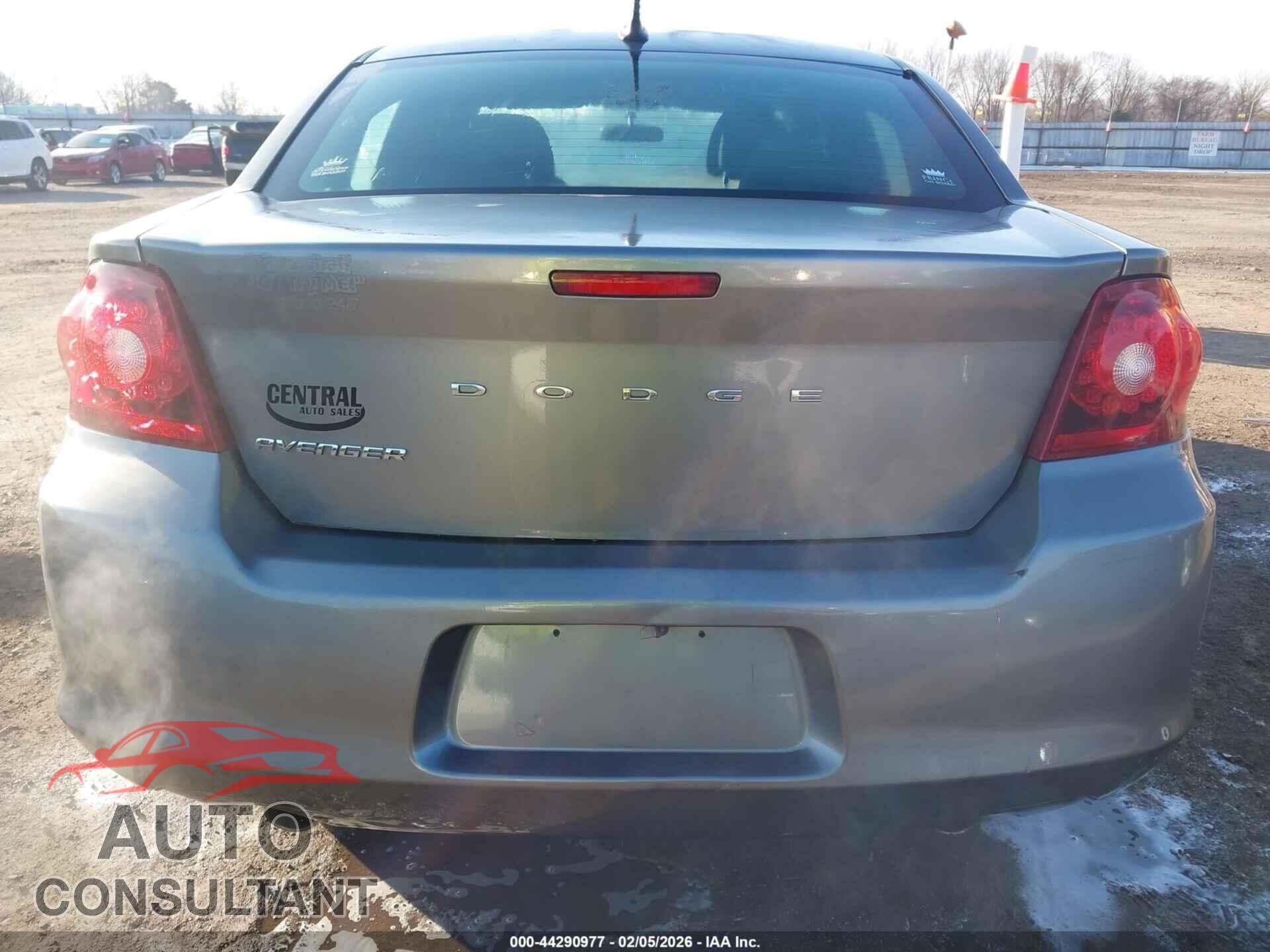 DODGE AVENGER 2013 - 1C3CDZAG4DN757532