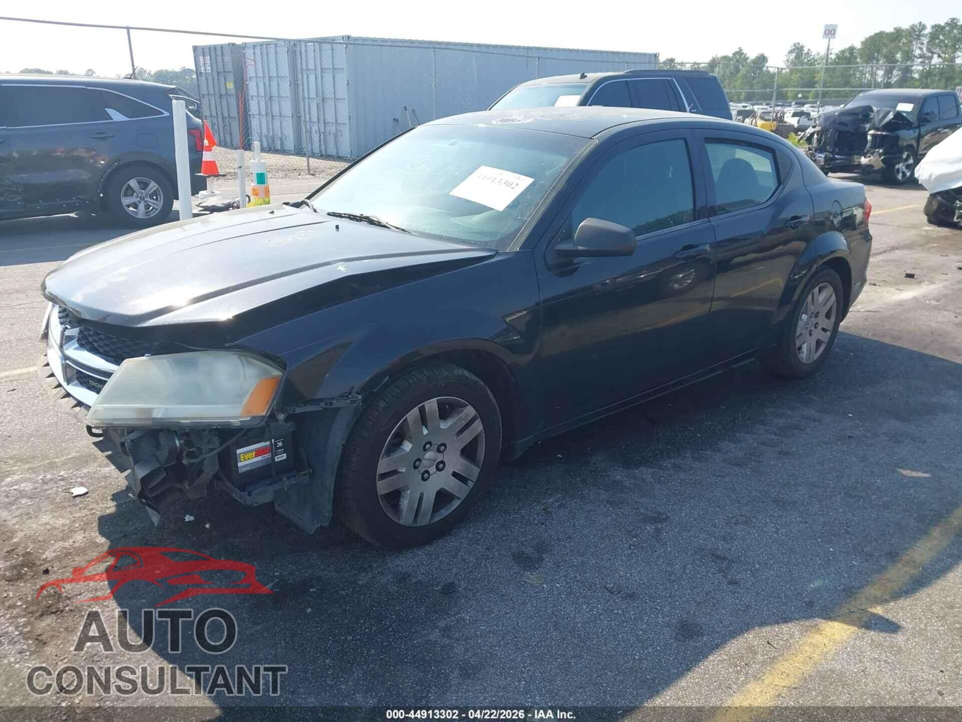 DODGE AVENGER 2012 - 1C3CDZABXCN211613