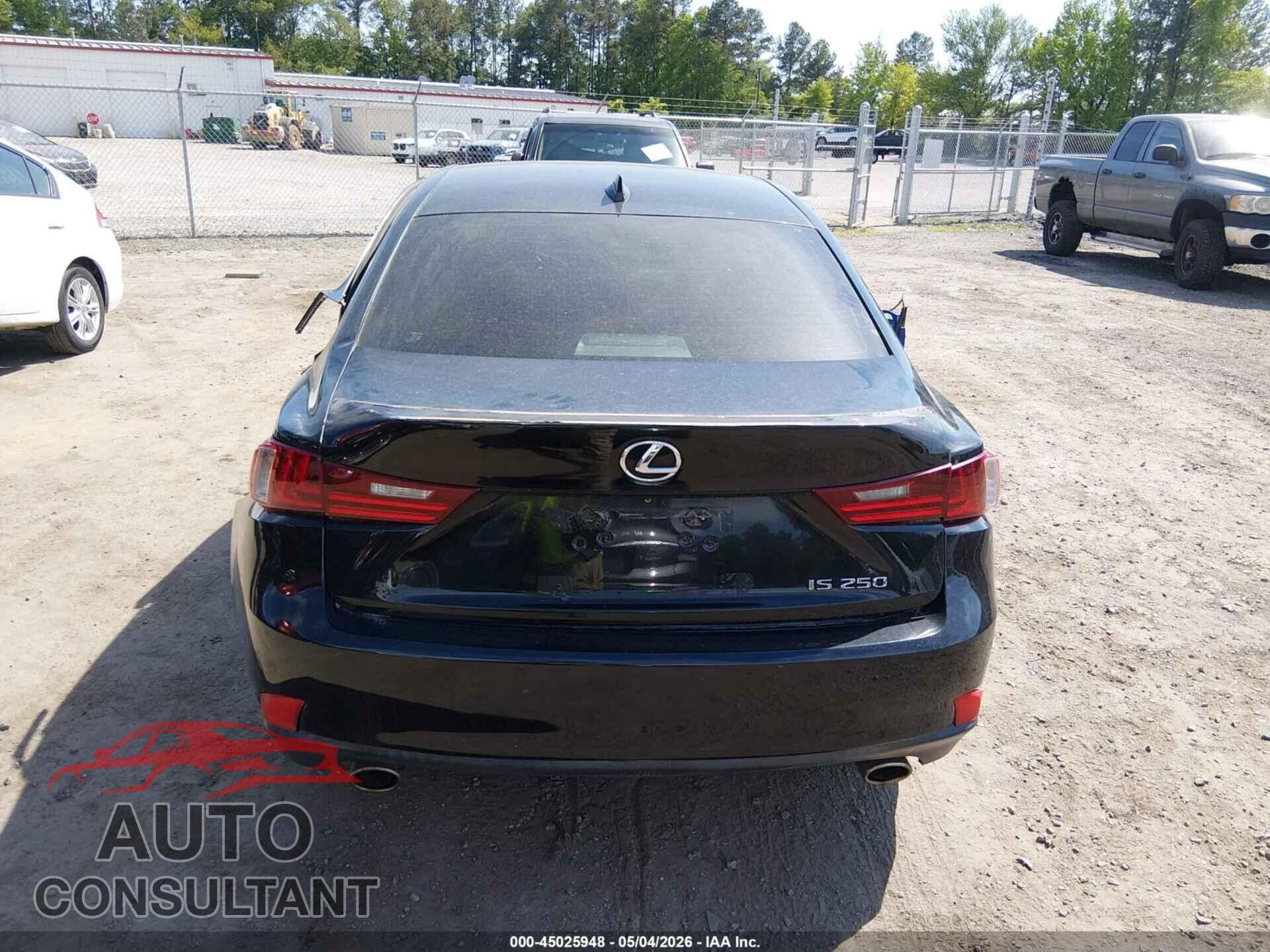LEXUS IS 250 2014 - JTHBF1D22E5026780