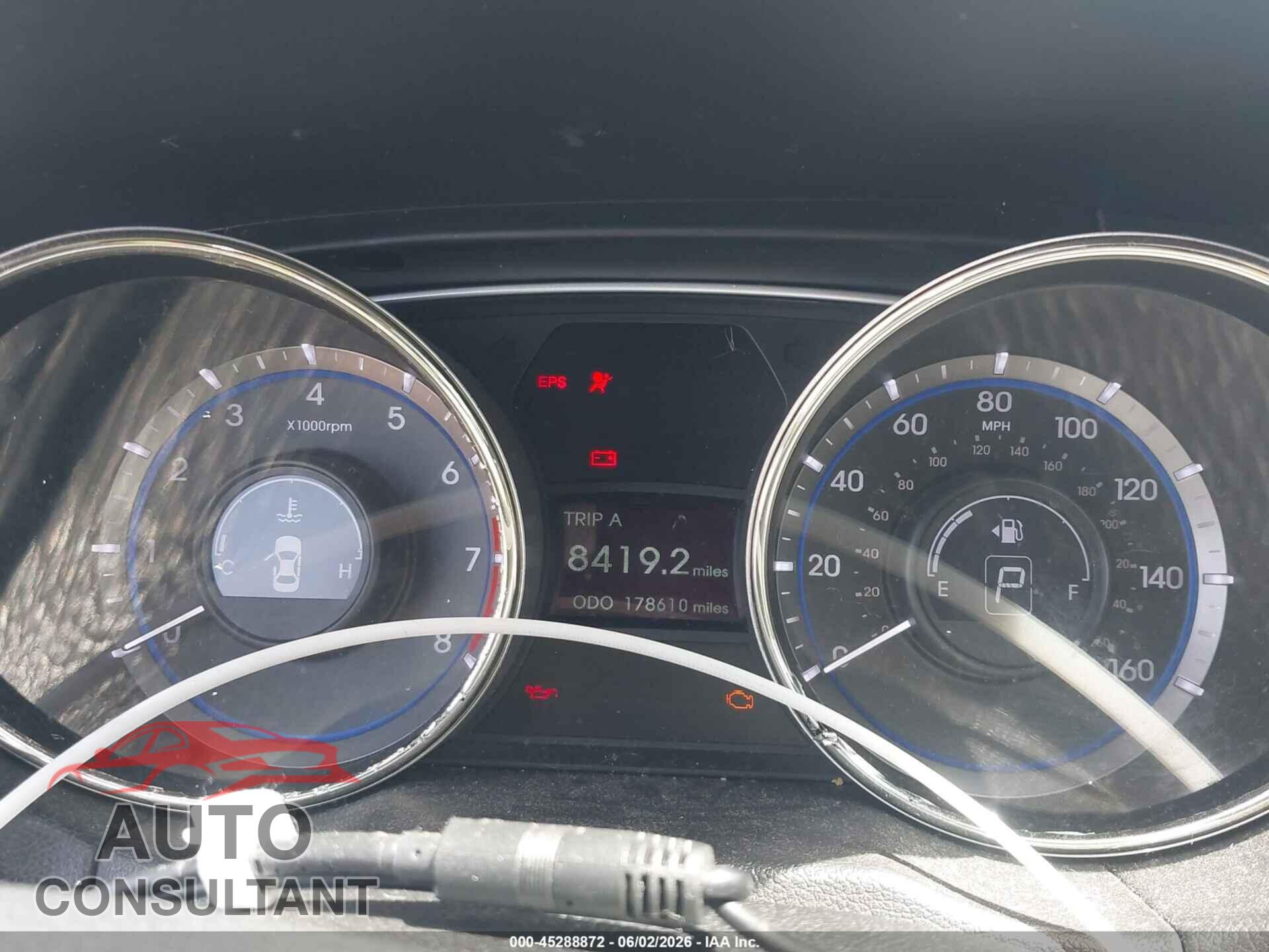 HYUNDAI SONATA 2013 - 5NPEB4AC5DH563876