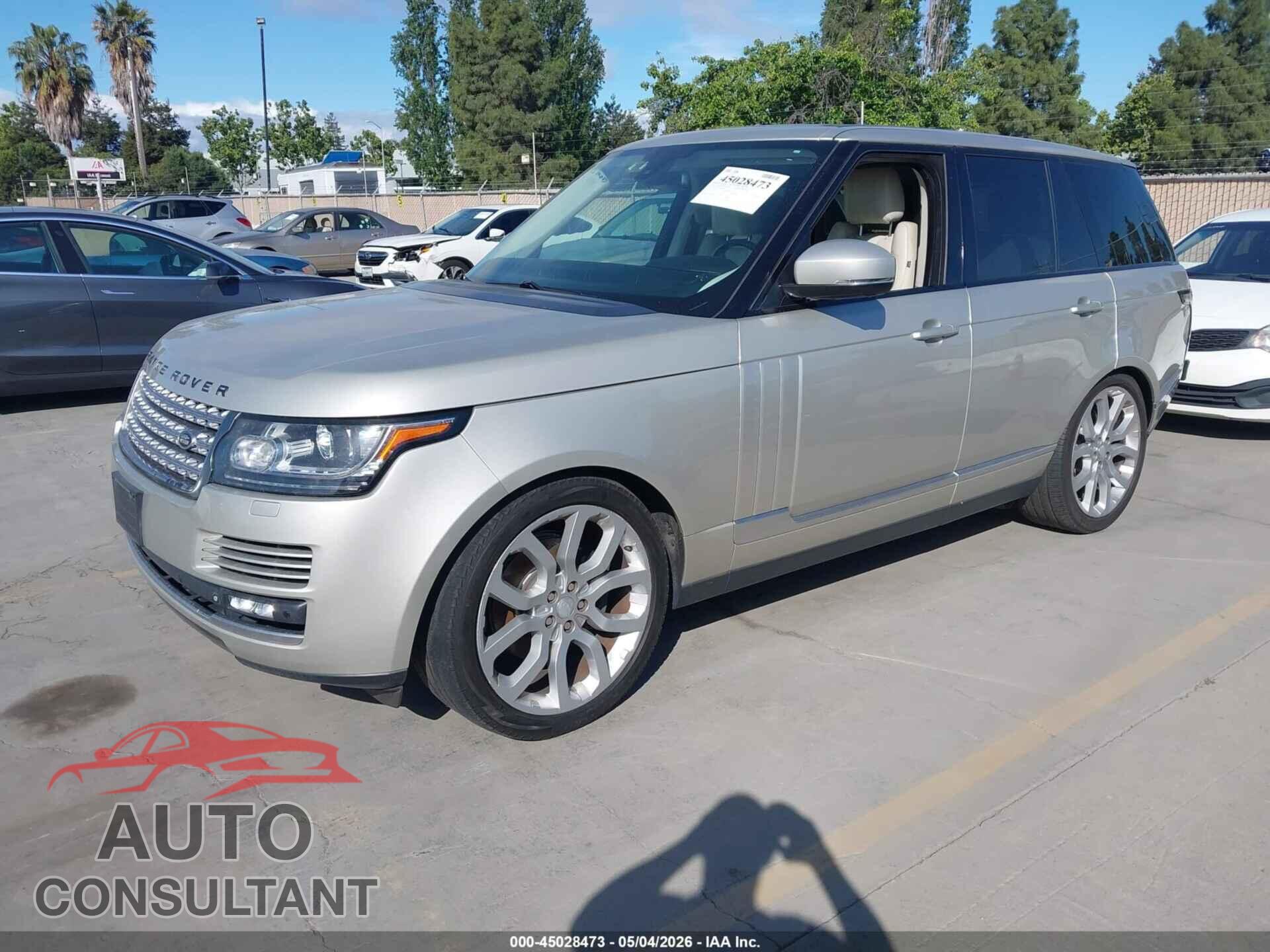 LAND ROVER RANGE ROVER 2014 - SALGS2VF9EA128880