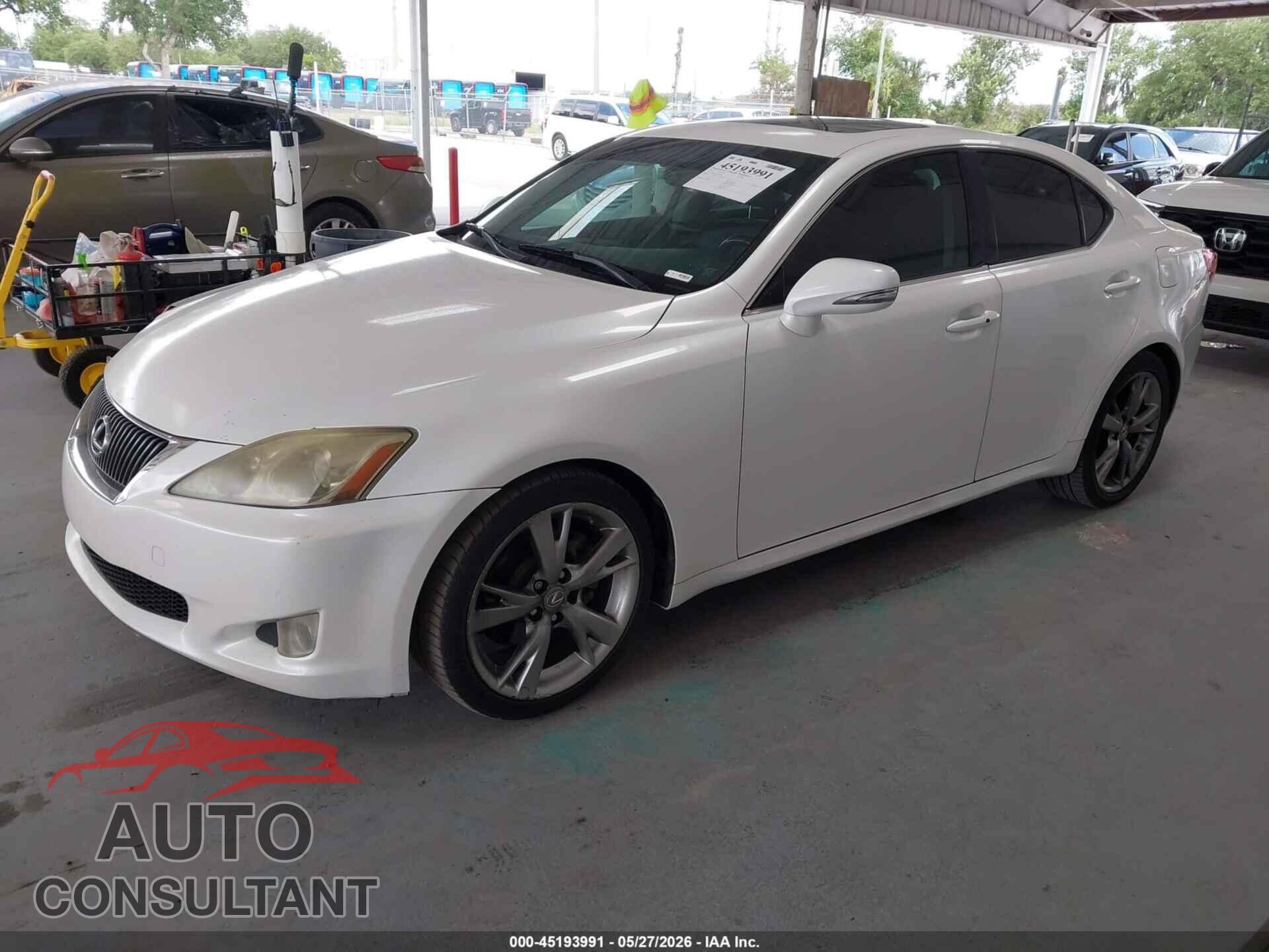 LEXUS IS 250 2010 - JTHBF5C27A5128143