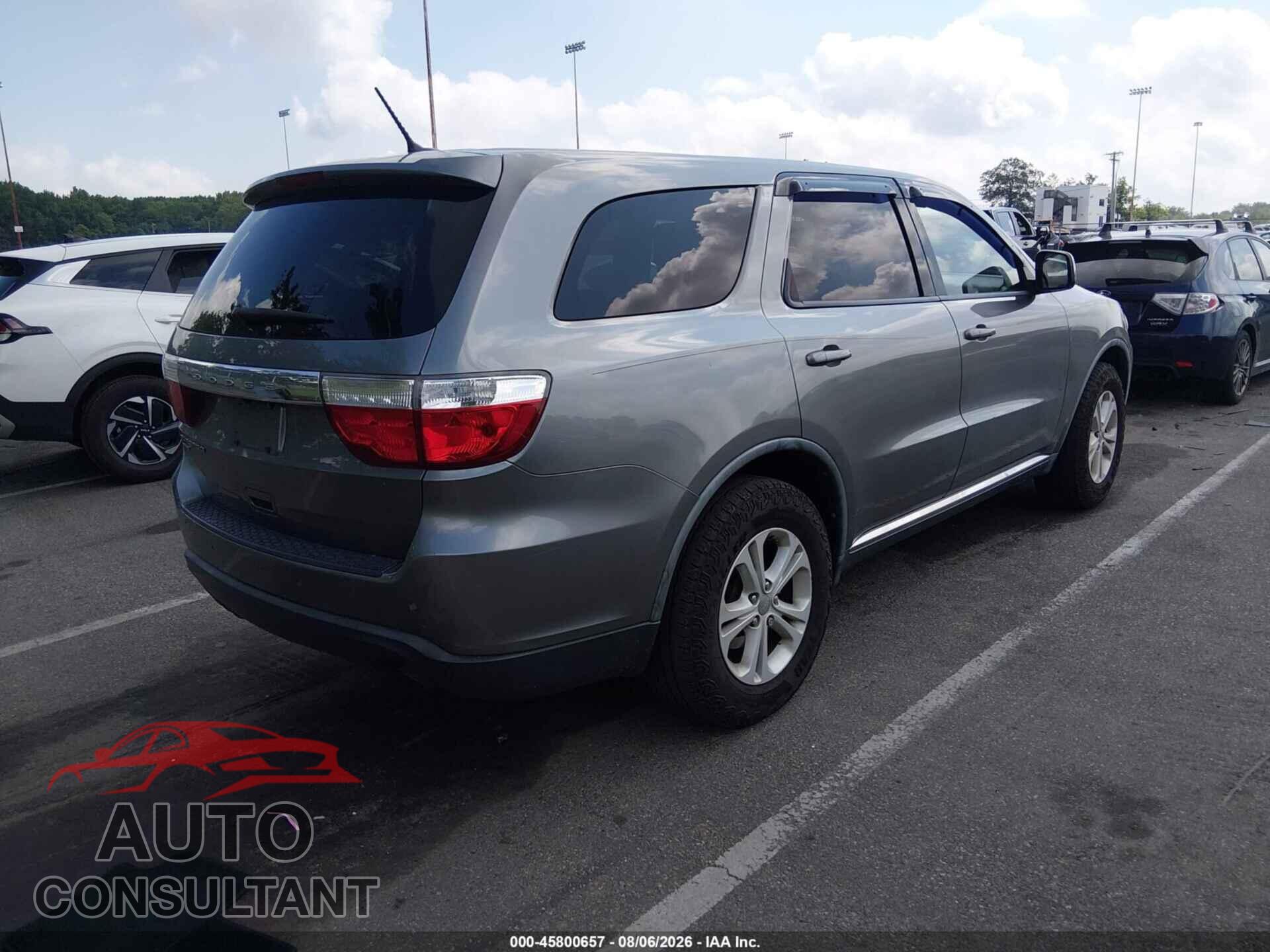 DODGE DURANGO 2011 - 1D4RE2GG0BC712407