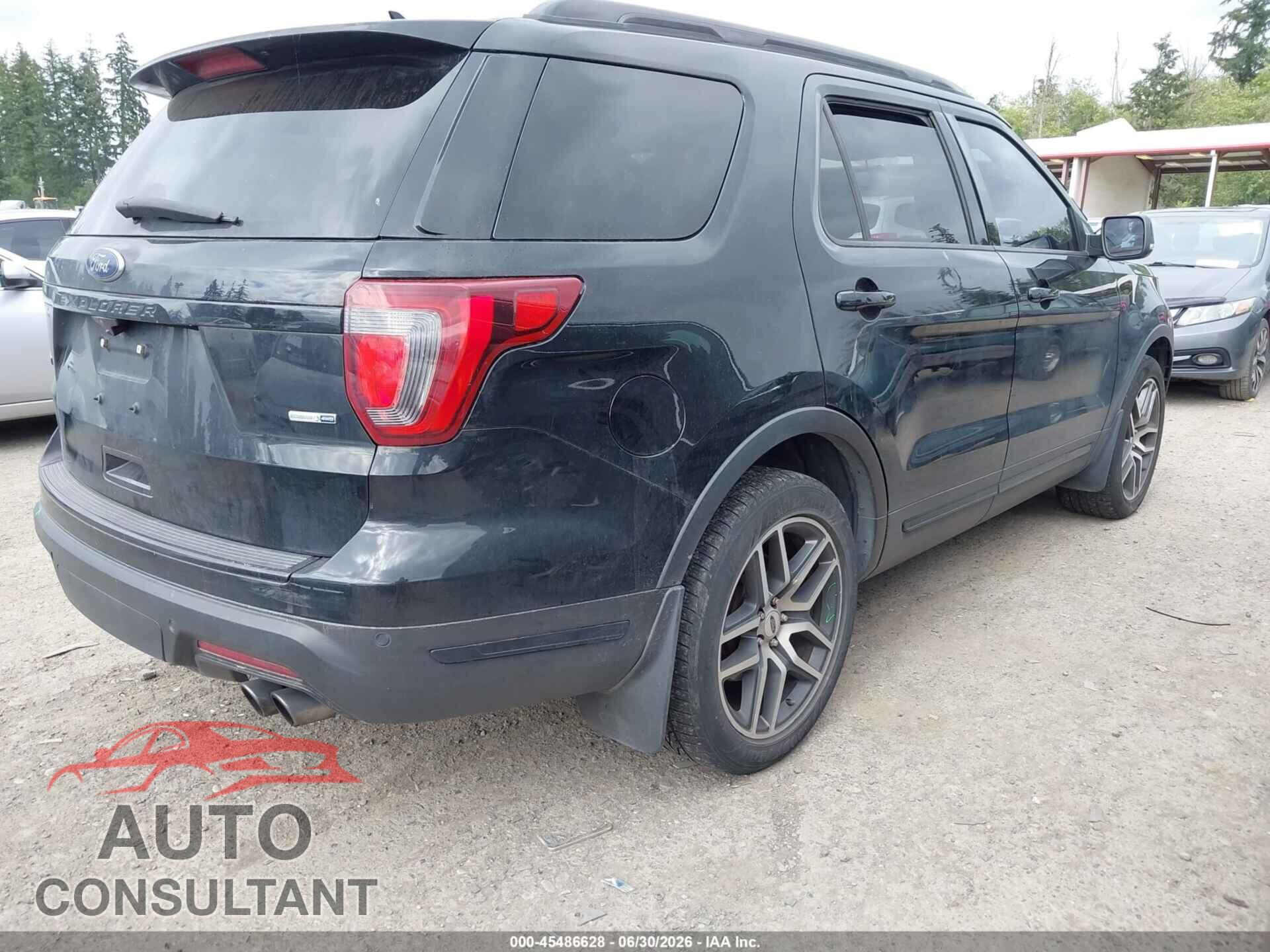FORD EXPLORER 2018 - 1FM5K8GT0JGB10386