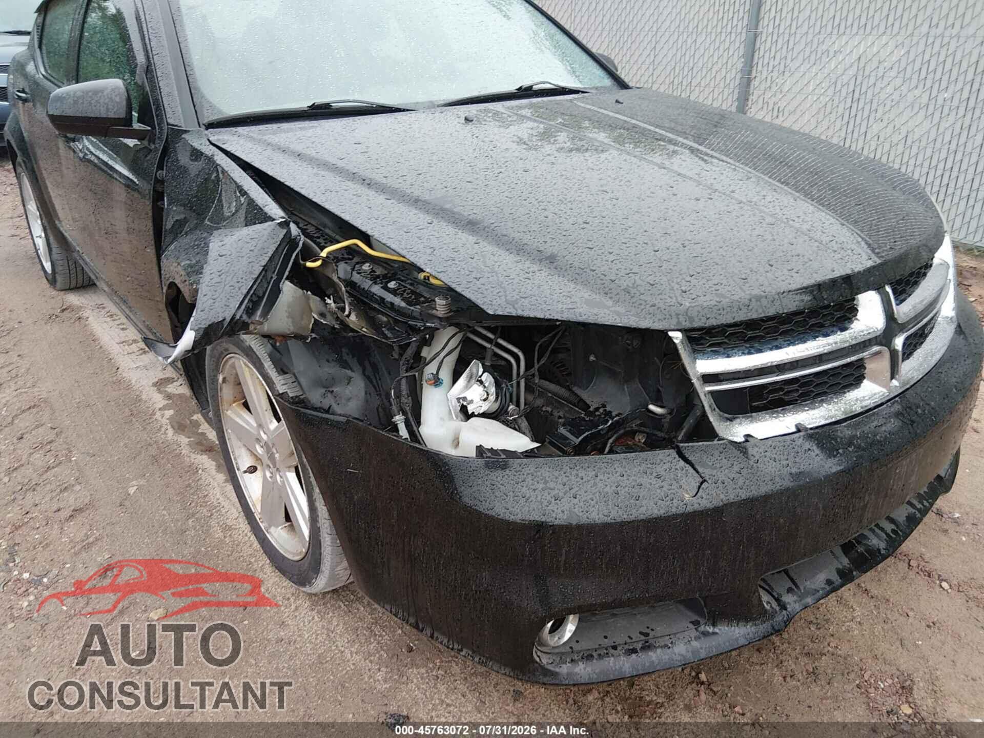 DODGE AVENGER 2013 - 1C3CDZCB8DN682299