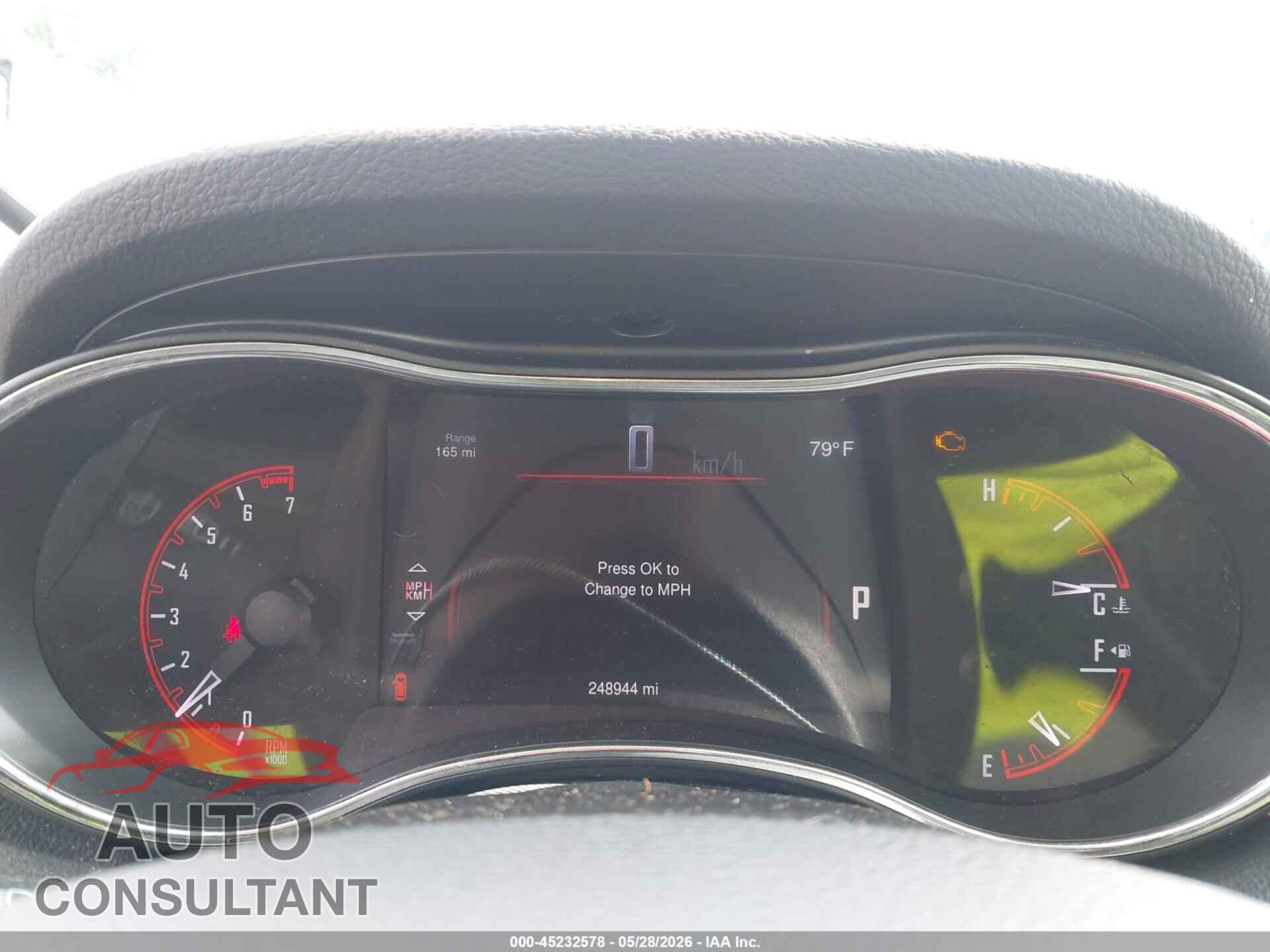 DODGE DURANGO 2015 - 1C4RDHDG9FC842652