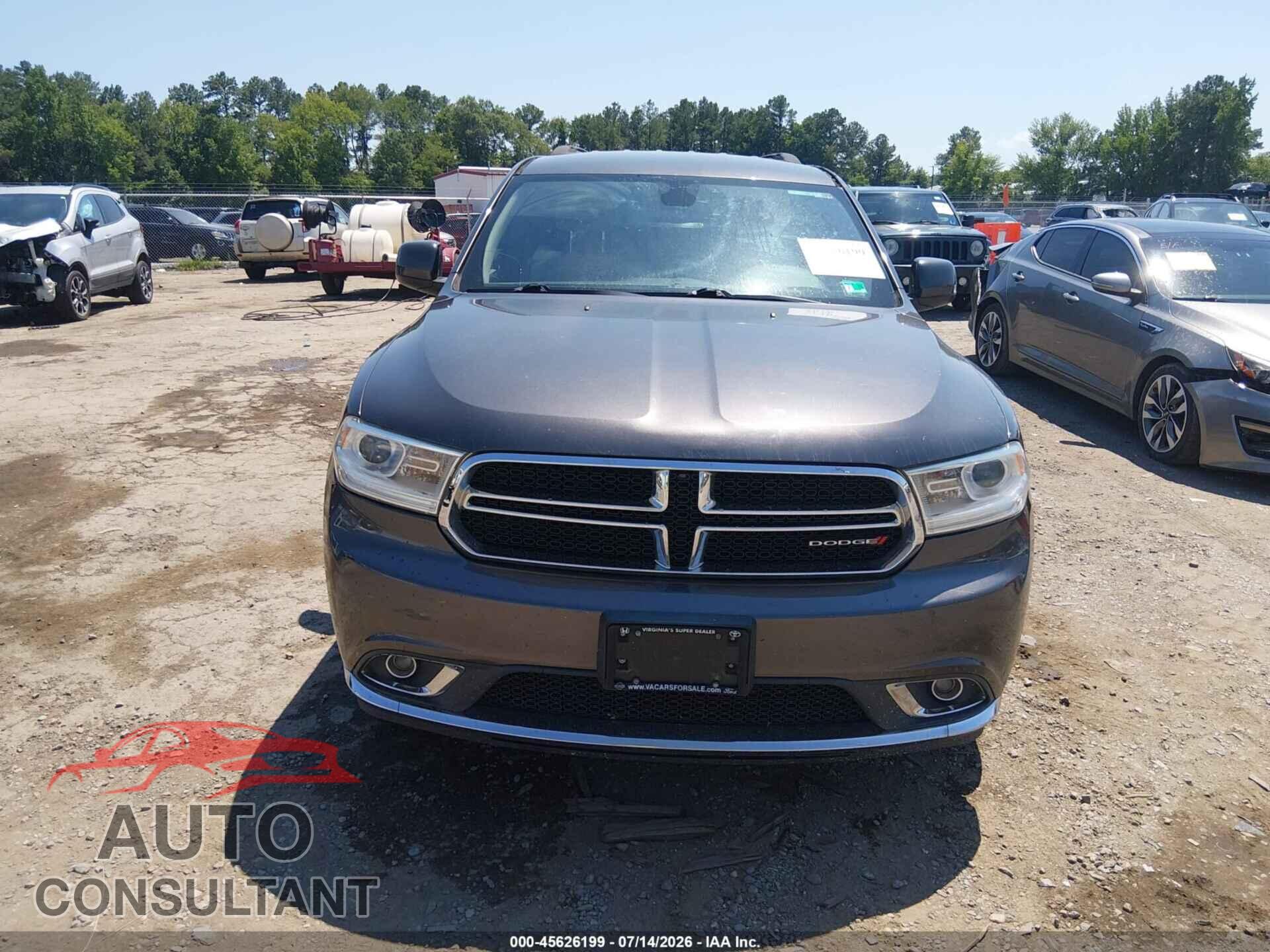 DODGE DURANGO 2015 - 1C4RDJAG7FC741346