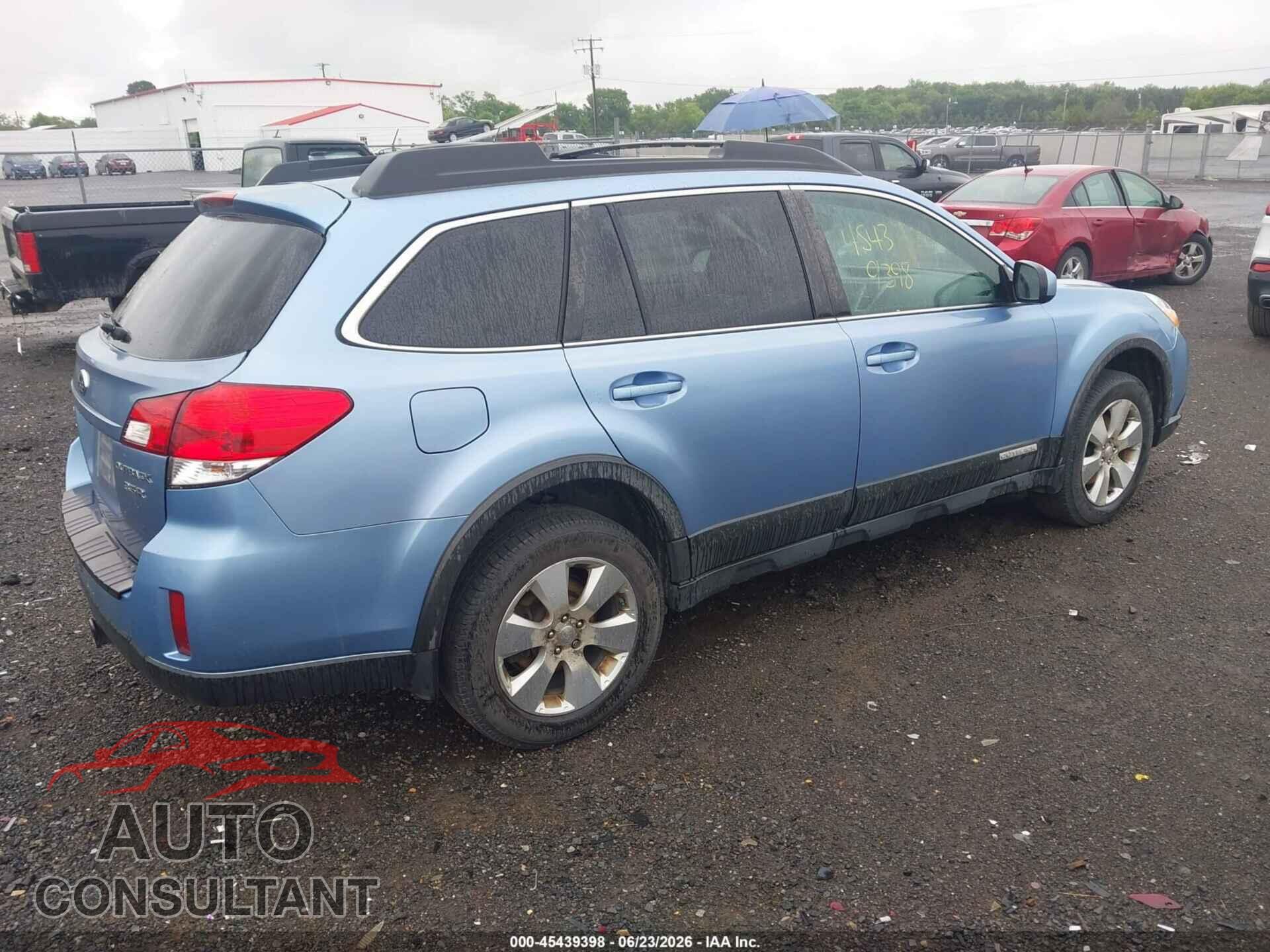 SUBARU OUTBACK 2010 - 4S4BRELC8A2362693