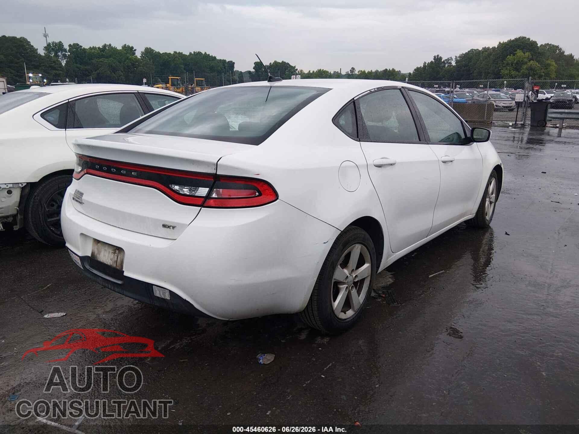 DODGE DART 2015 - 1C3CDFBB5FD140537