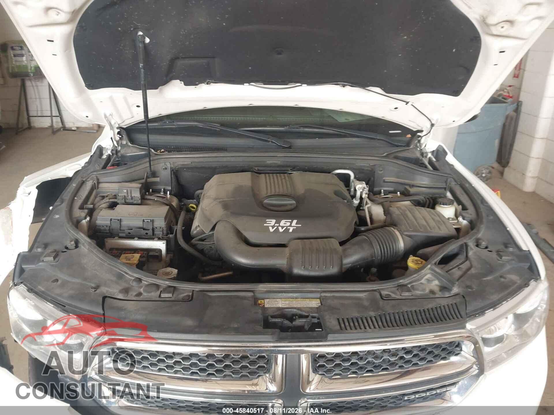 DODGE DURANGO 2012 - 1C4RDJAG3CC172670