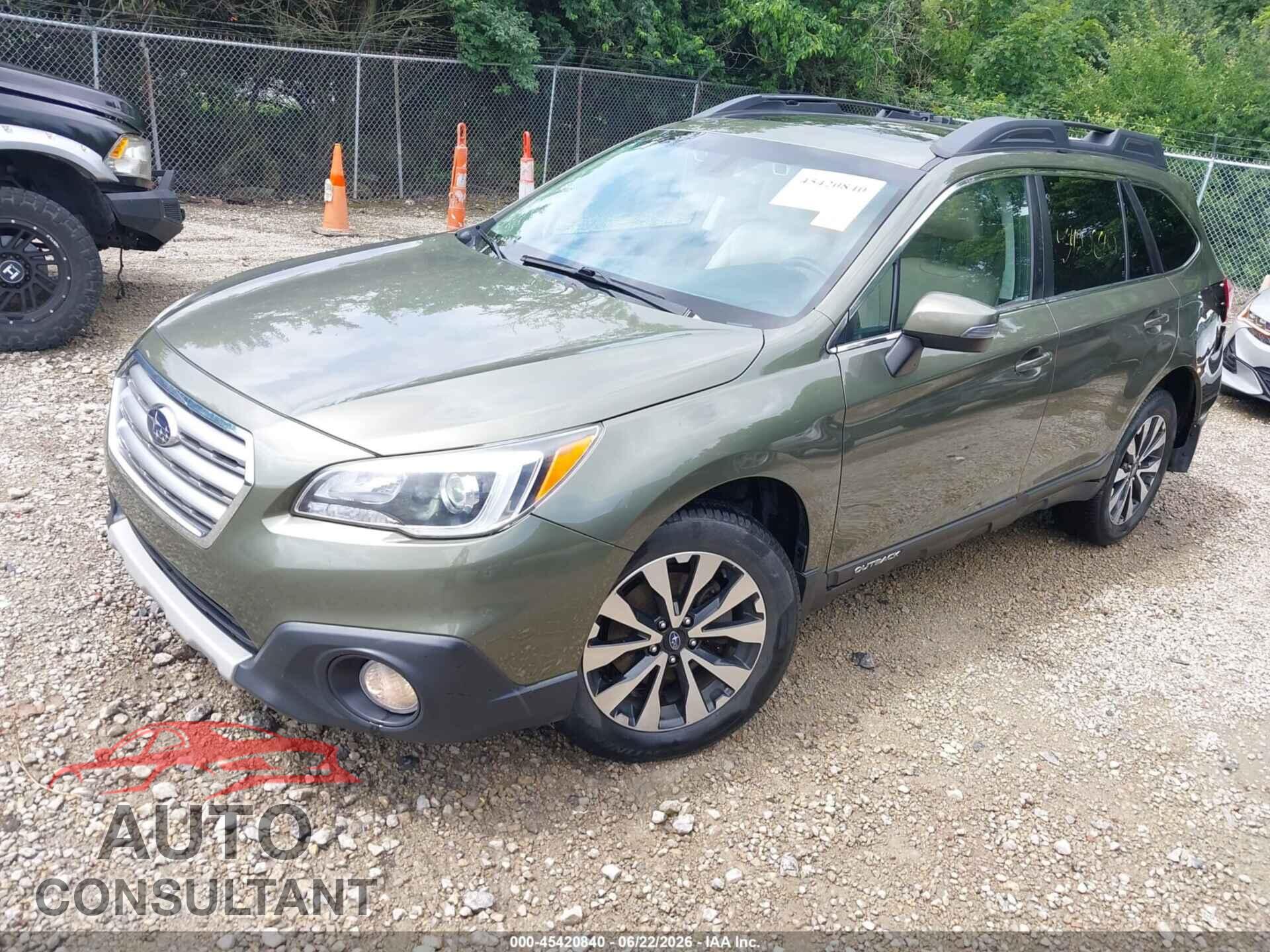 SUBARU OUTBACK 2017 - 4S4BSANC2H3323094