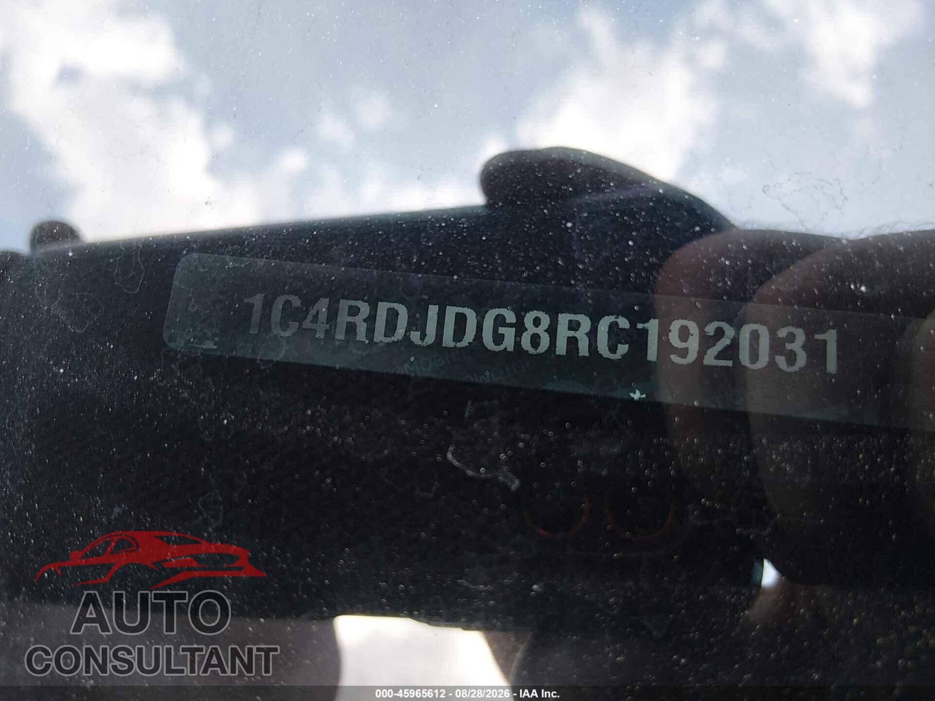 DODGE DURANGO 2024 - 1C4RDJDG8RC192031